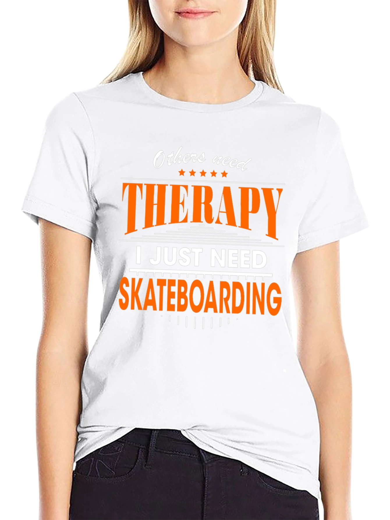 Skateboarding Therapy T-Shirt - Fun Graphic Tee