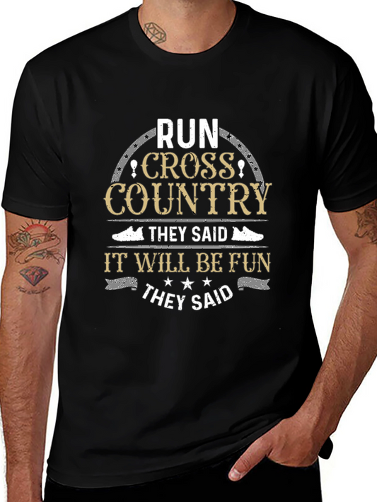 Run Cross Country Funny T-Shirt