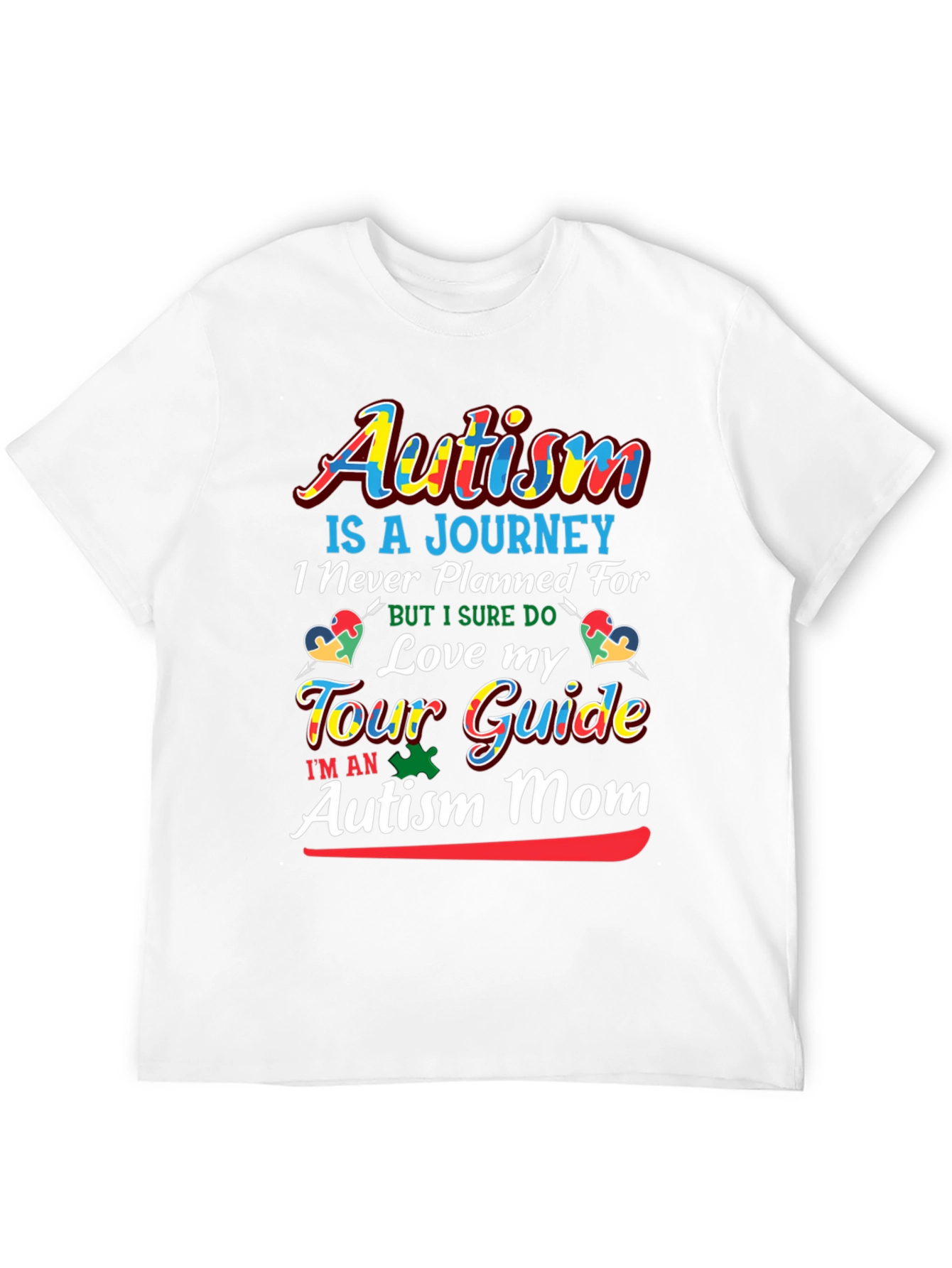 Autism Mom T-Shirt - Love My Tour Guide