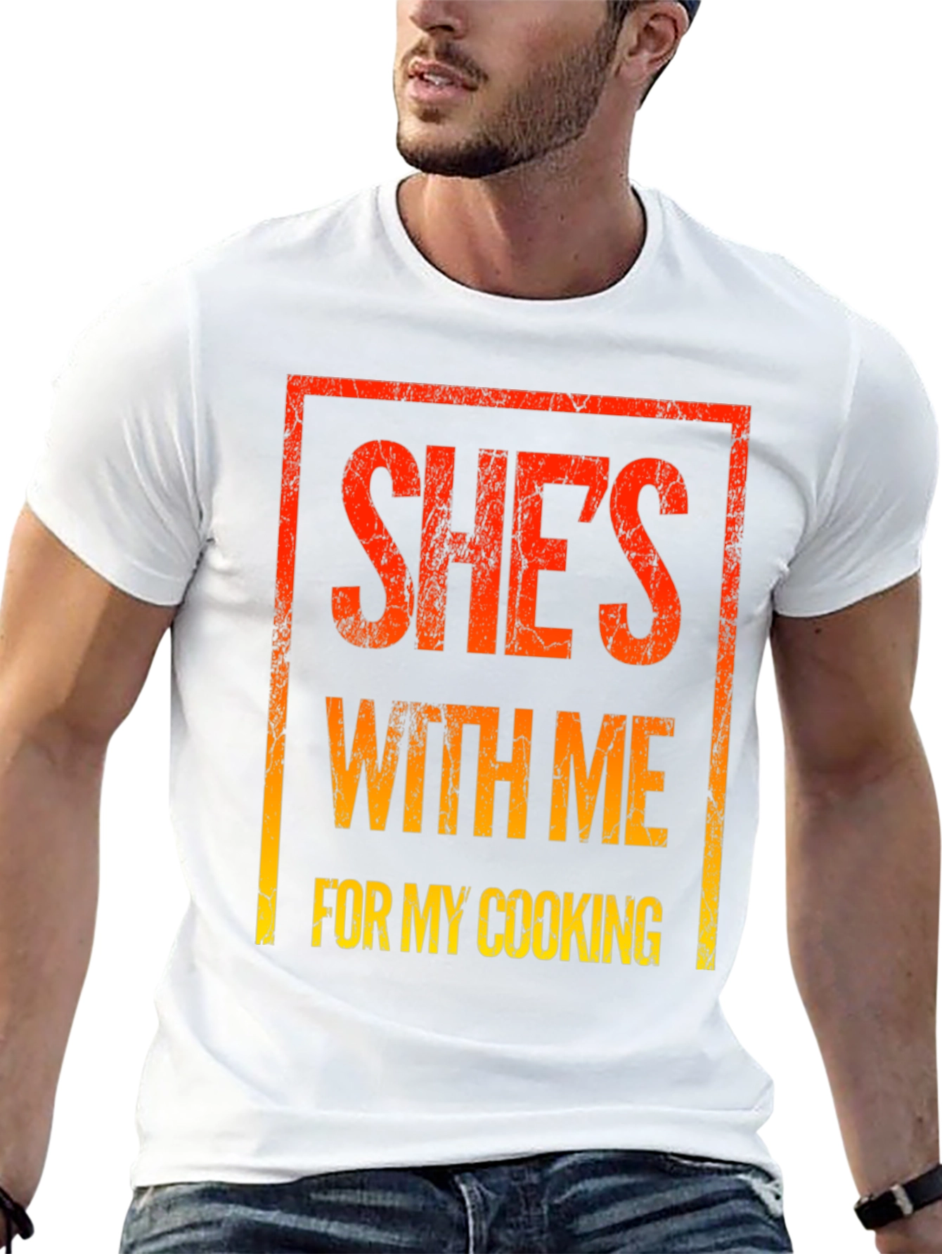 Shes With Me For My Cooking Graphic Tee