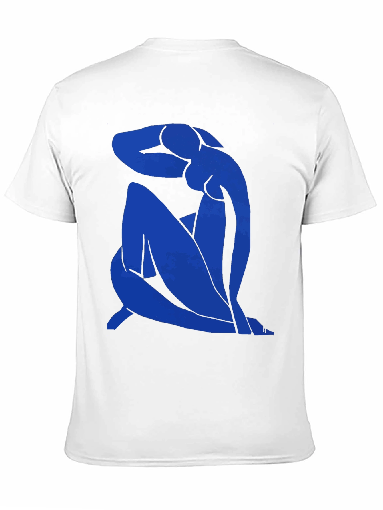 Blue Nude Matisse Graphic Tee - Modern Art T-Shirt