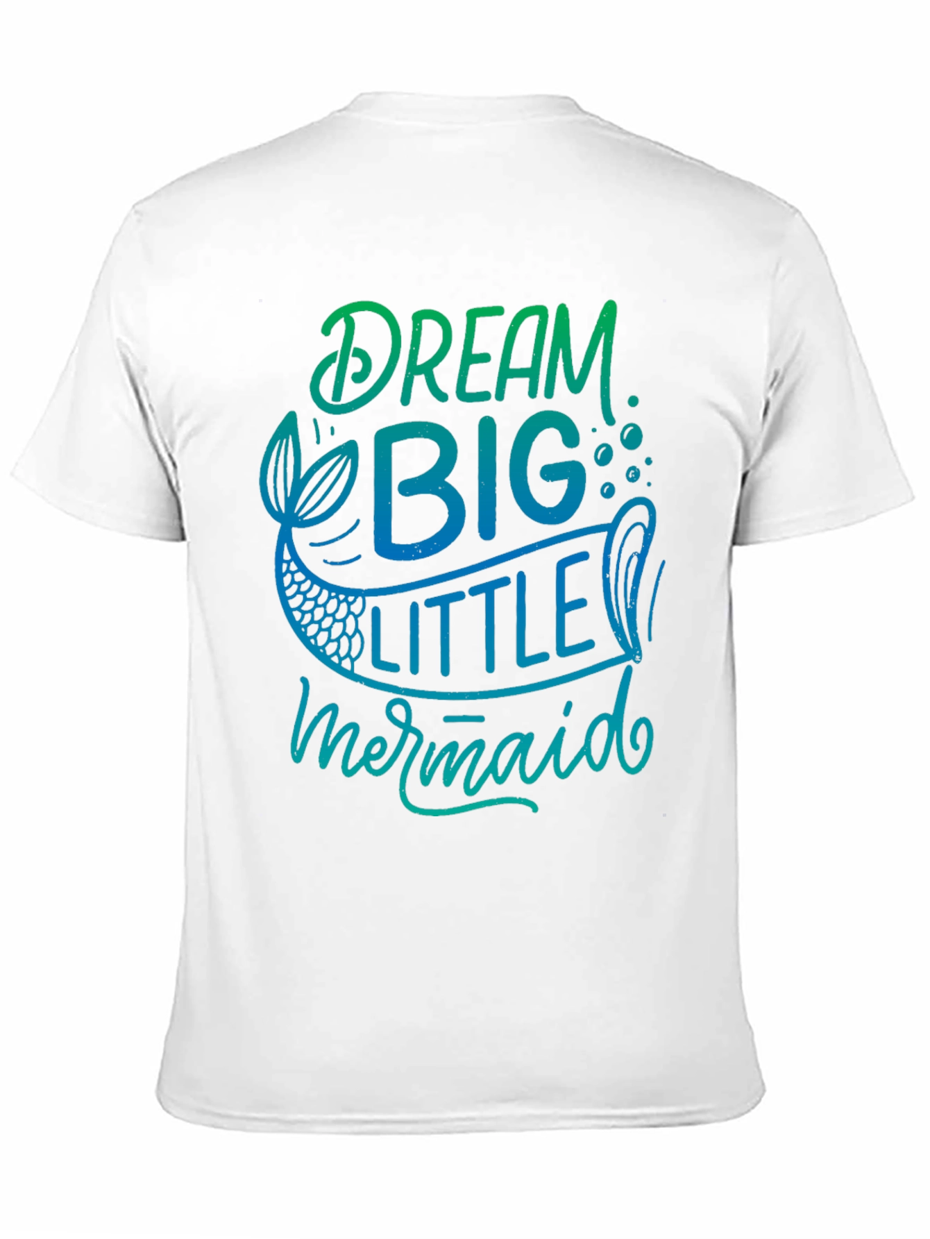 Dream Big Little Mermaid Black T-Shirt