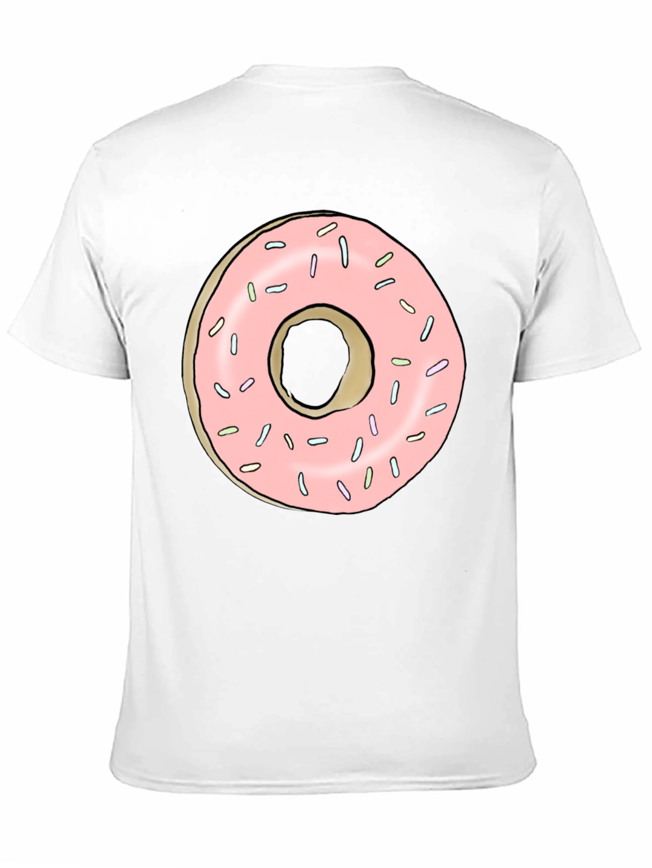 Donut Graphic Black T-Shirt