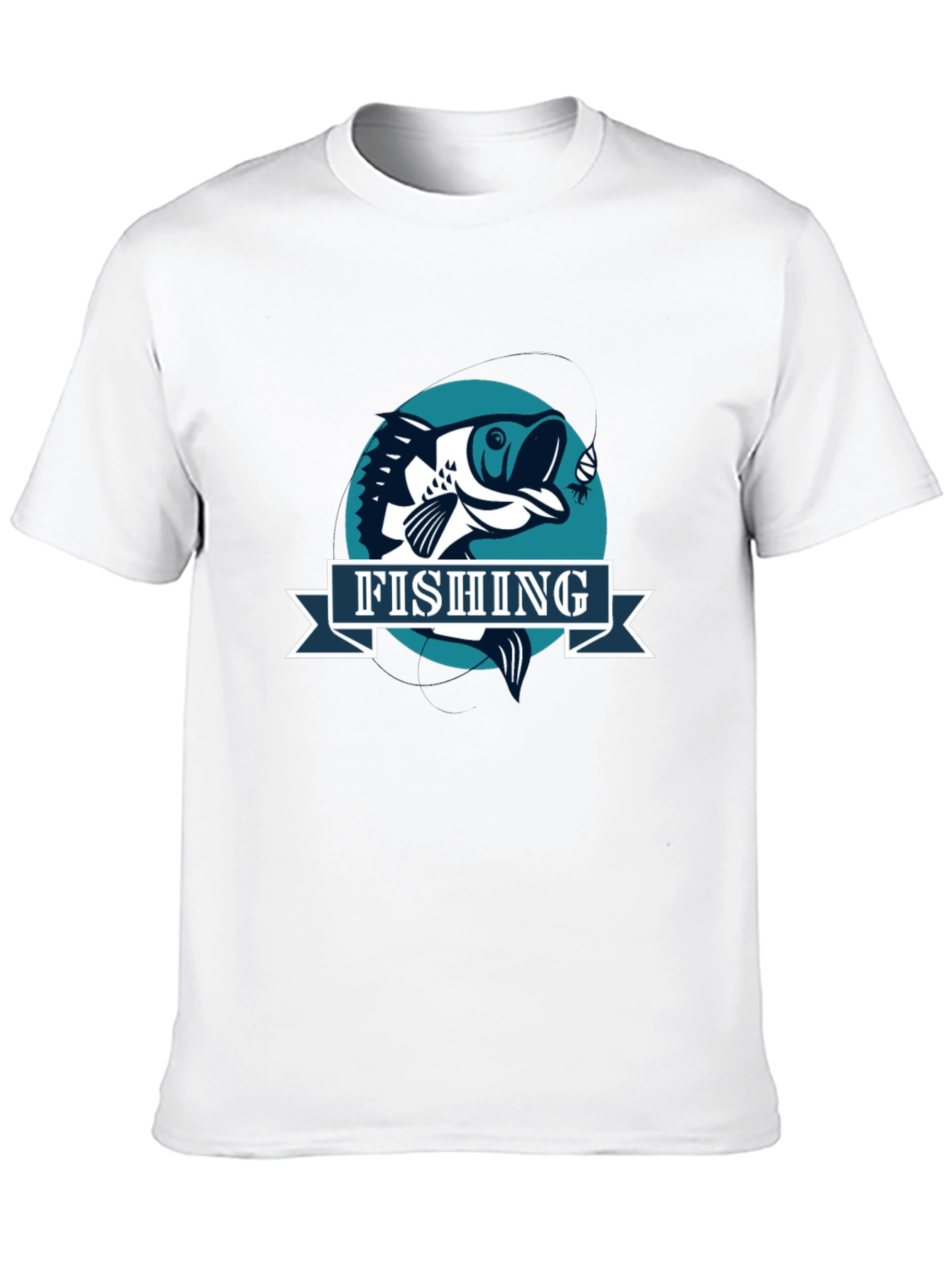 Fishing Graphic T-Shirt - Bass Fisherman Tee