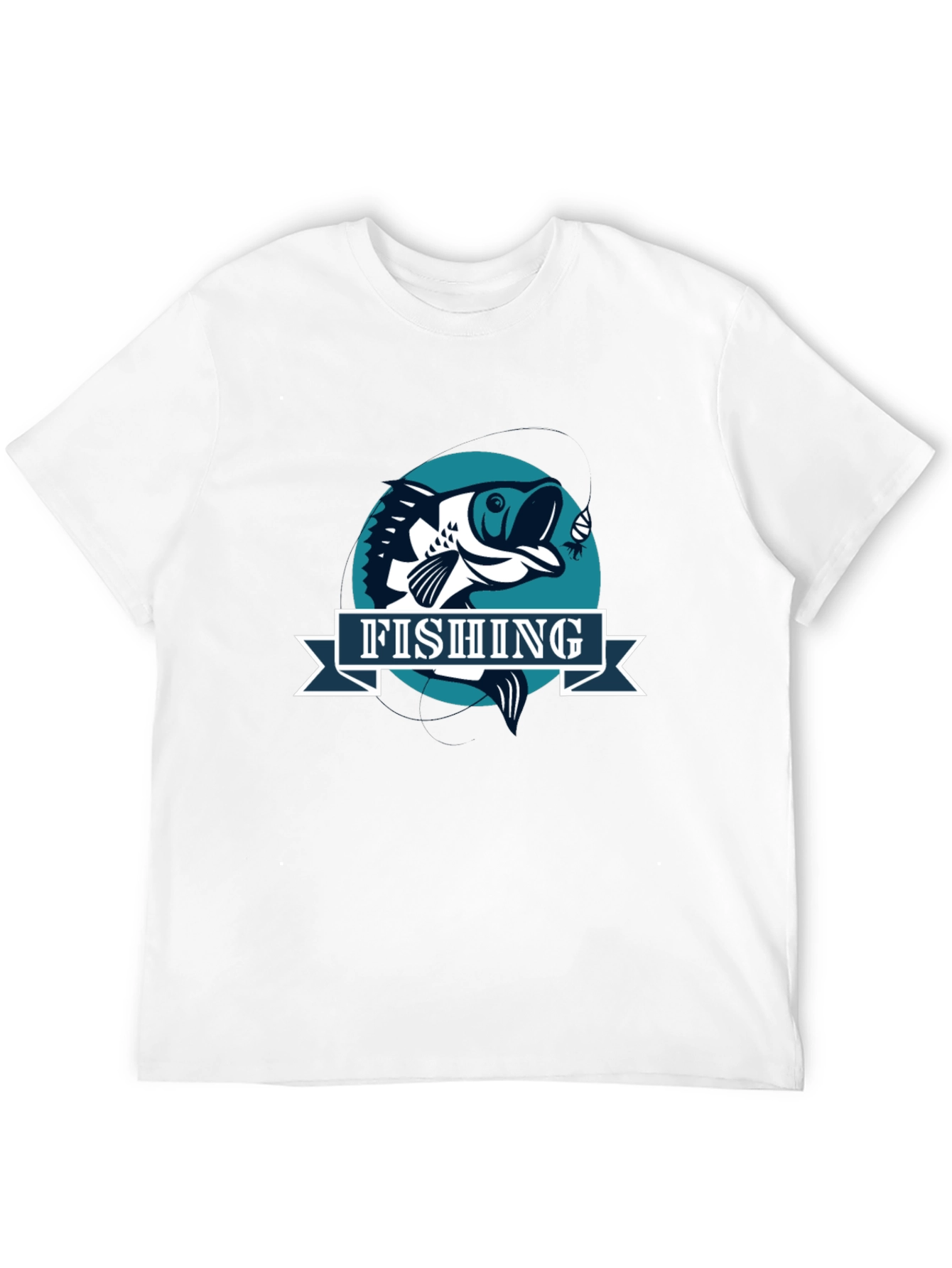 Fishing Graphic T-Shirt - Bass Fisherman Tee