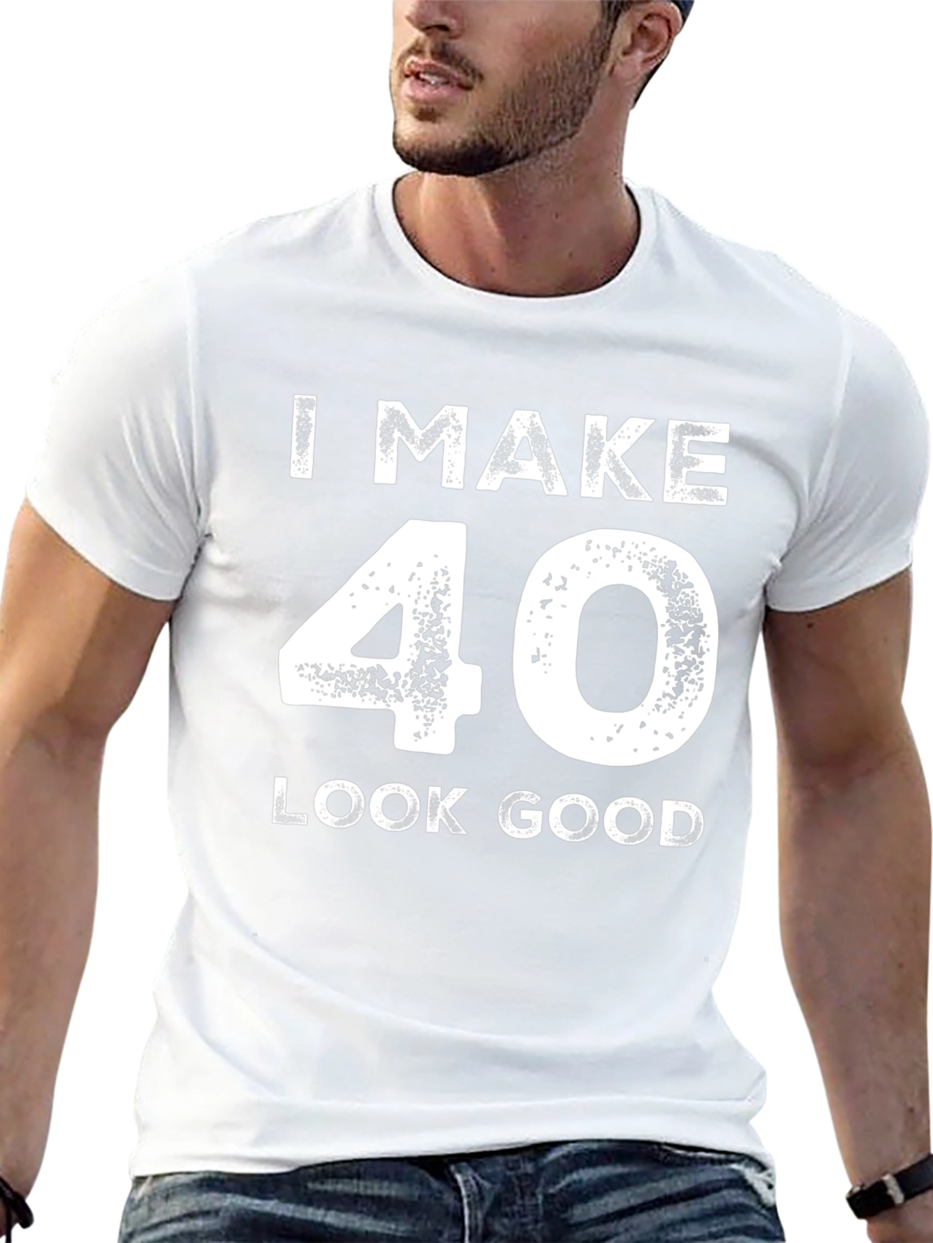 I Make 40 Look Good Black T-Shirt