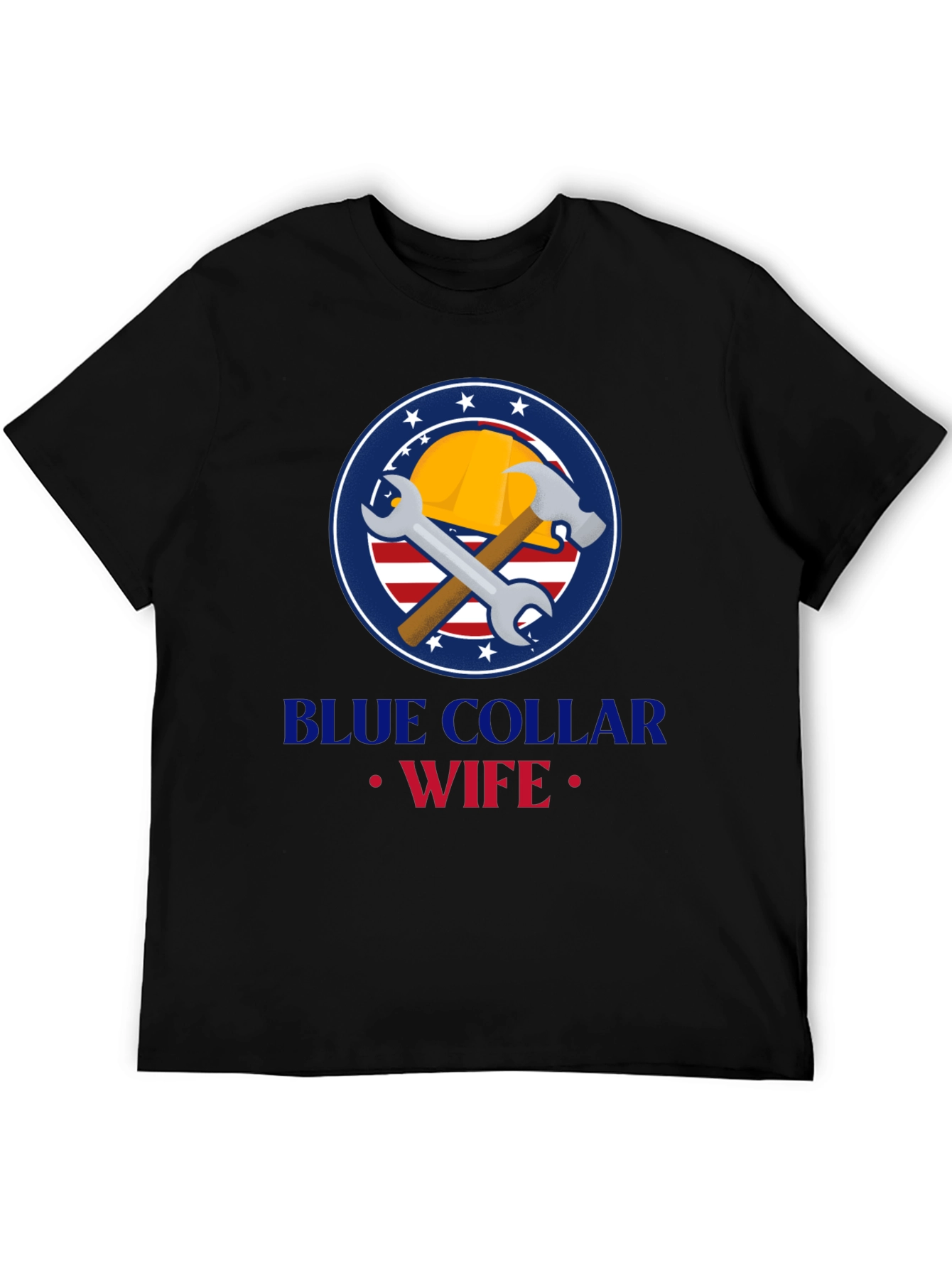 Blue Collar Wife Graphic Tee - Black