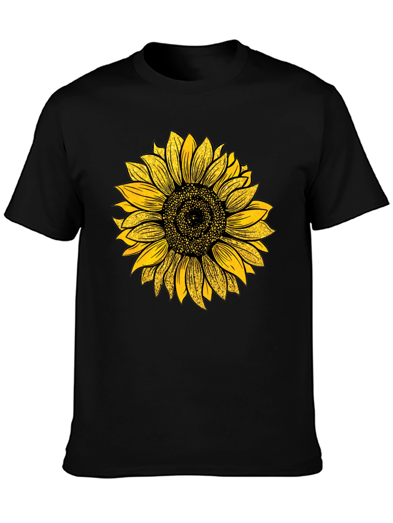 Sunflower Graphic T-Shirt - Black