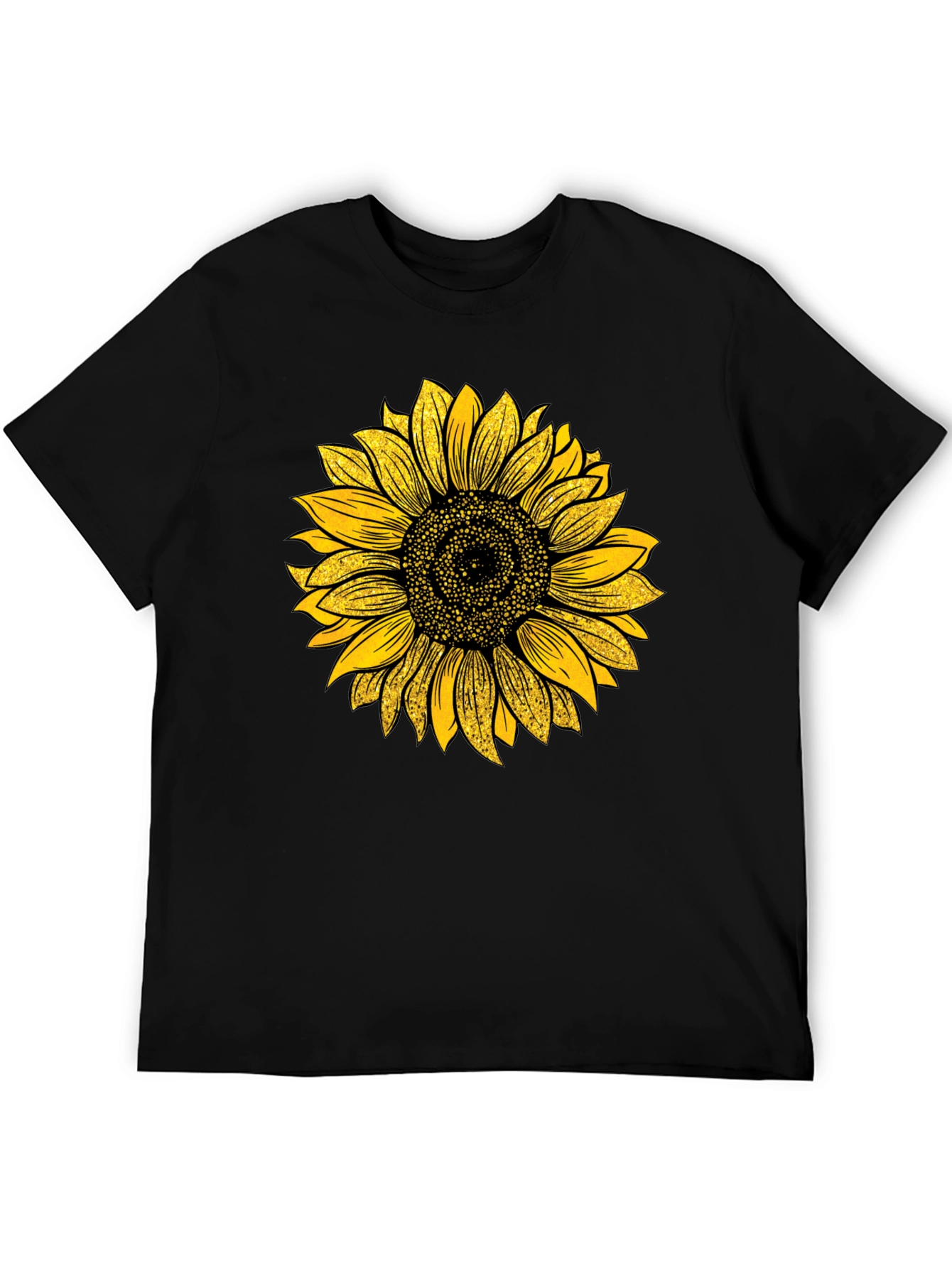 Sunflower Graphic T-Shirt - Black