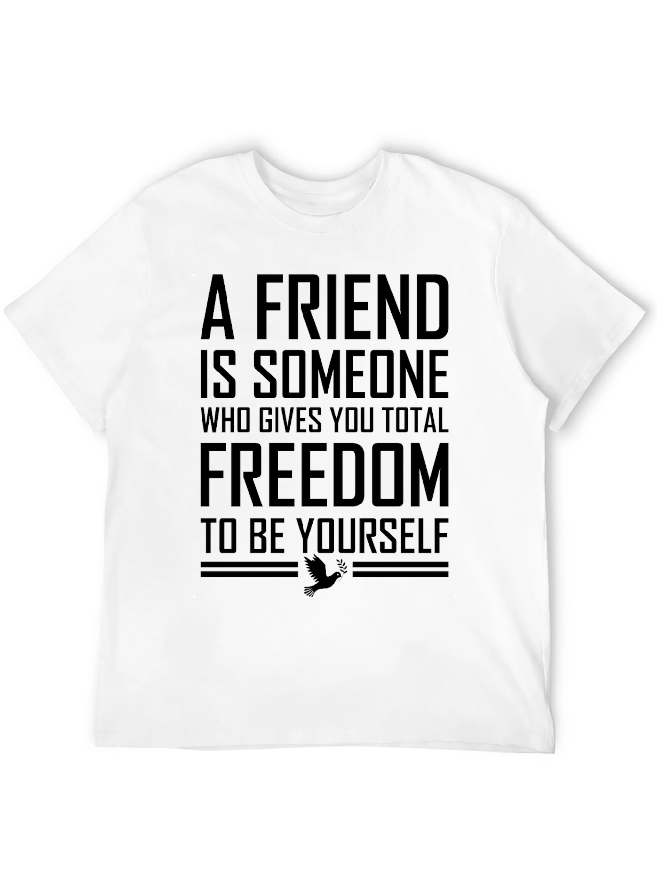 Friend Freedom T-Shirt - Black