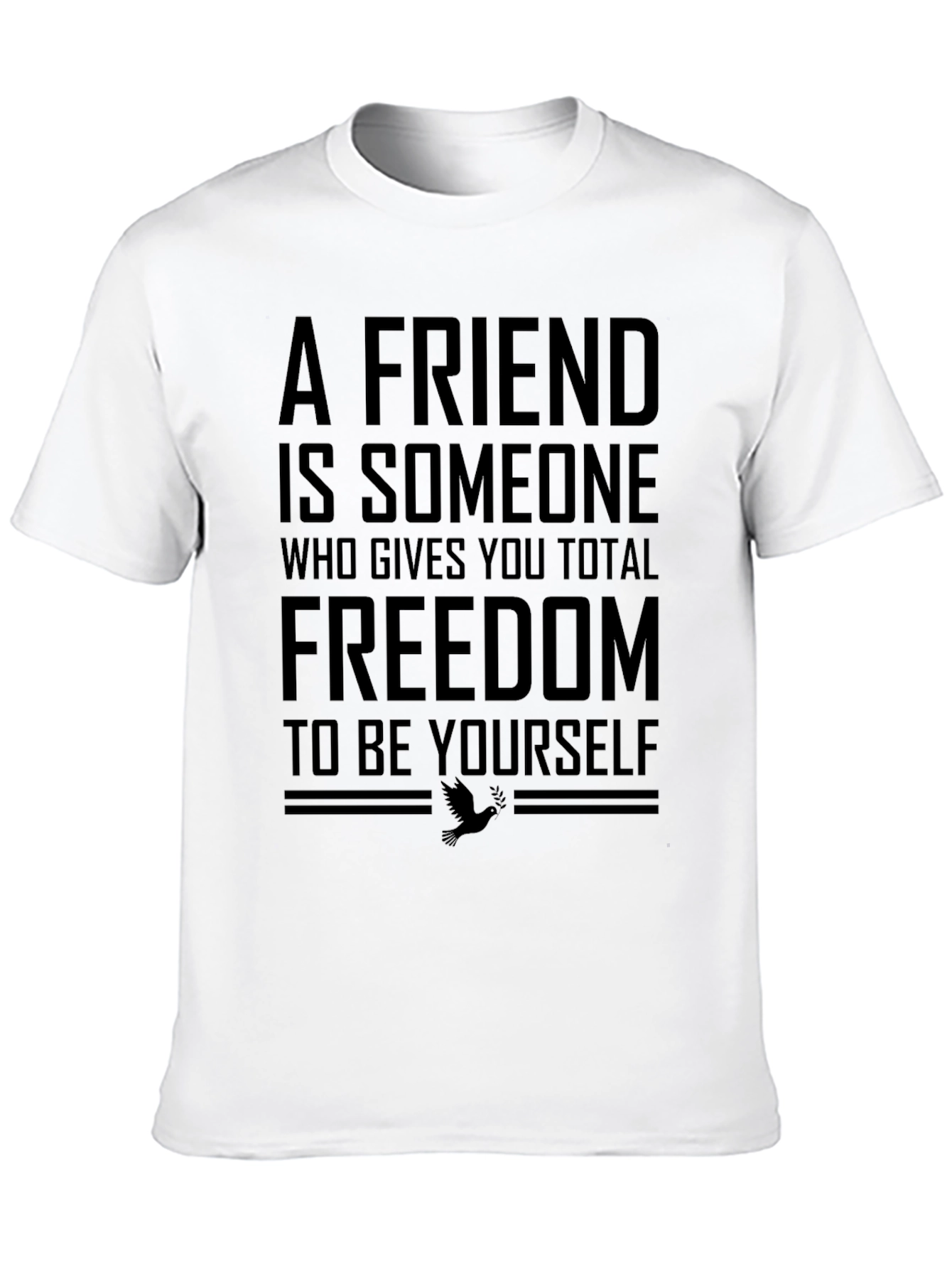 Friend Freedom T-Shirt - Black