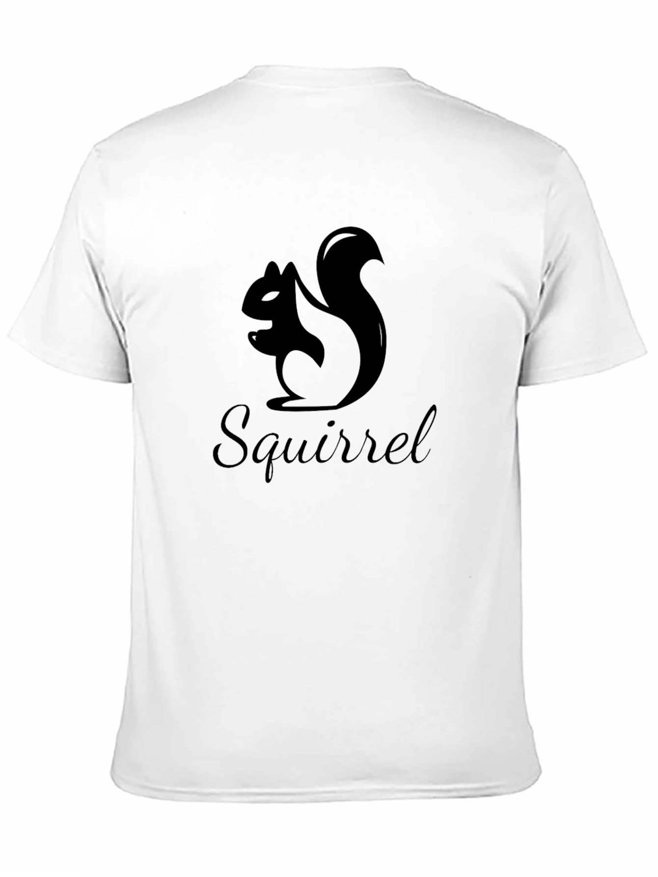 Squirrel Graphic Black T-Shirt