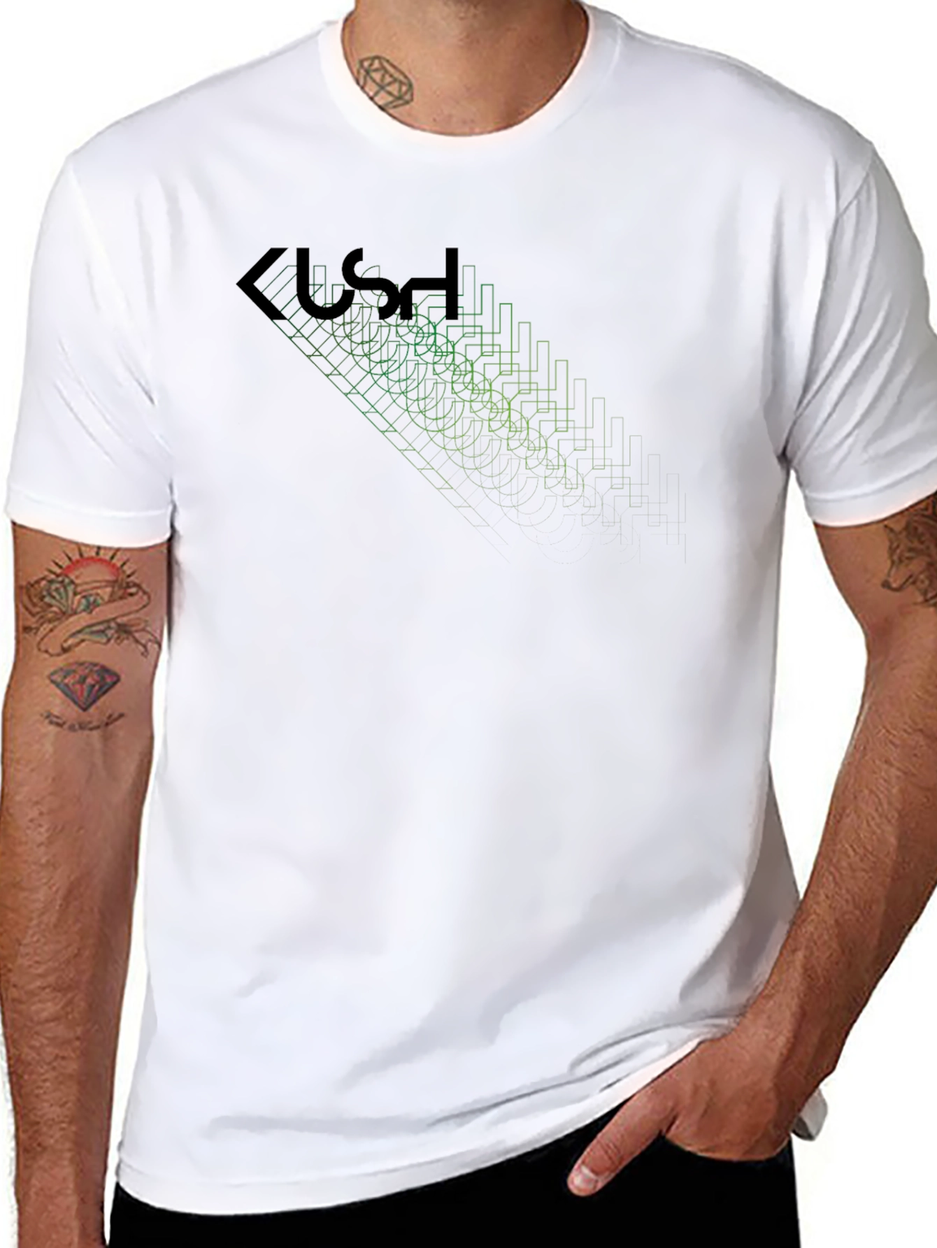 Geometric T-Shirt - Urban Style