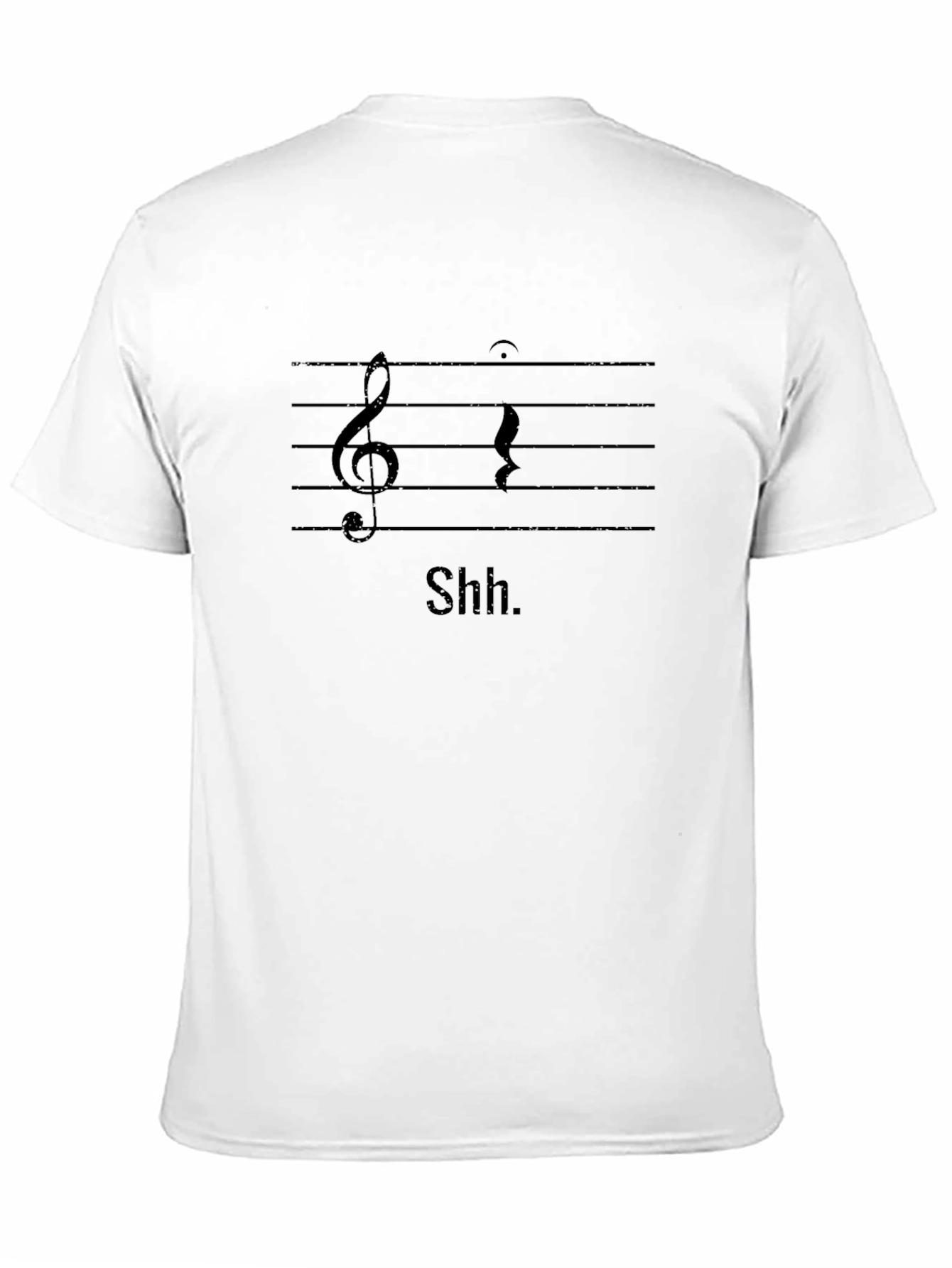 Shhh Music Rest T-Shirt - Black