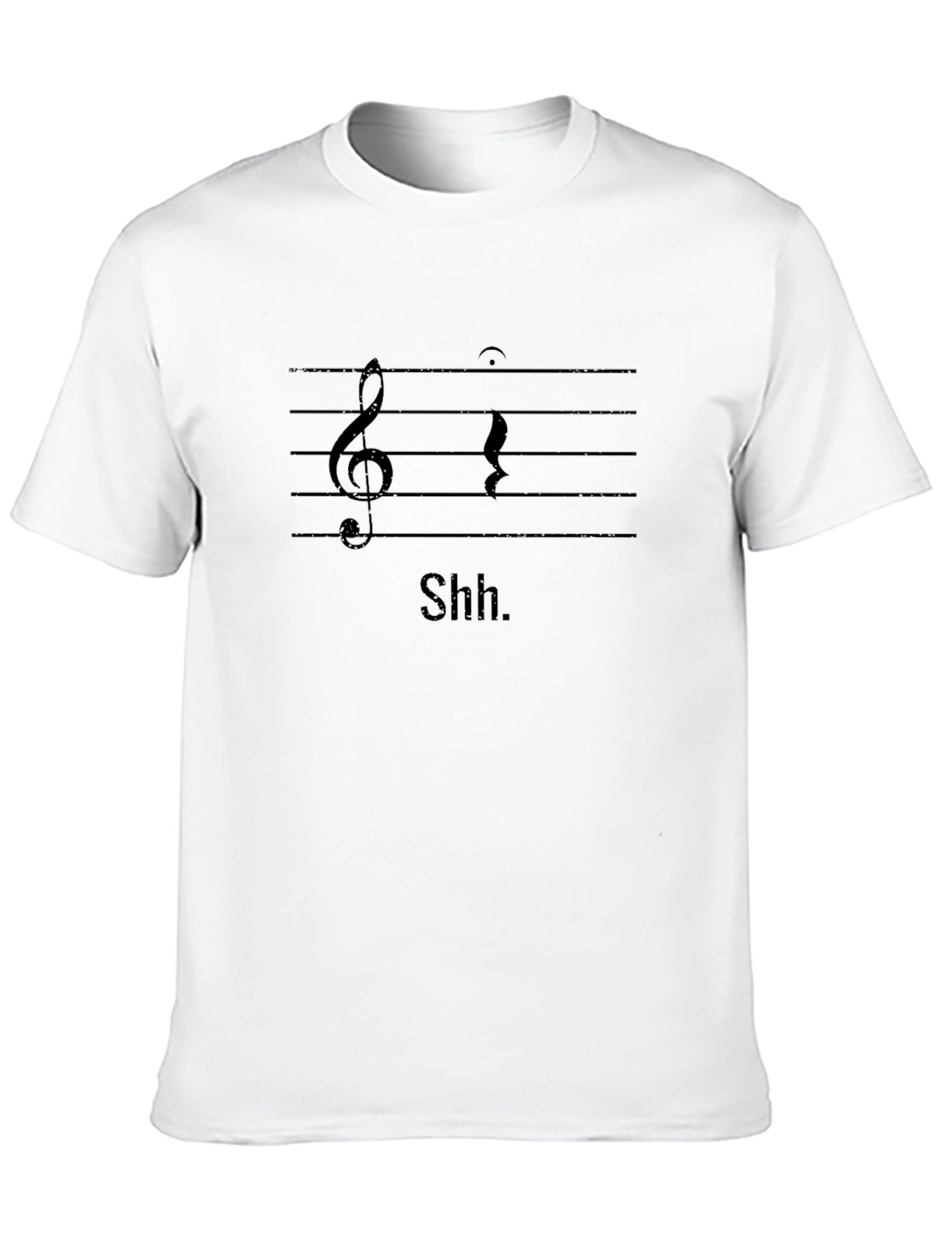 Shhh Music Rest T-Shirt - Black