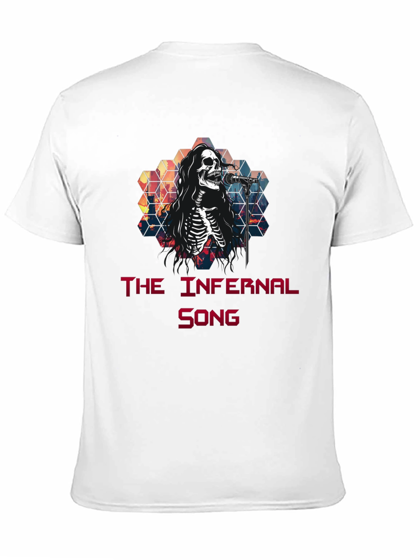 Infernal Song Graphic Tee - Skeleton Singer