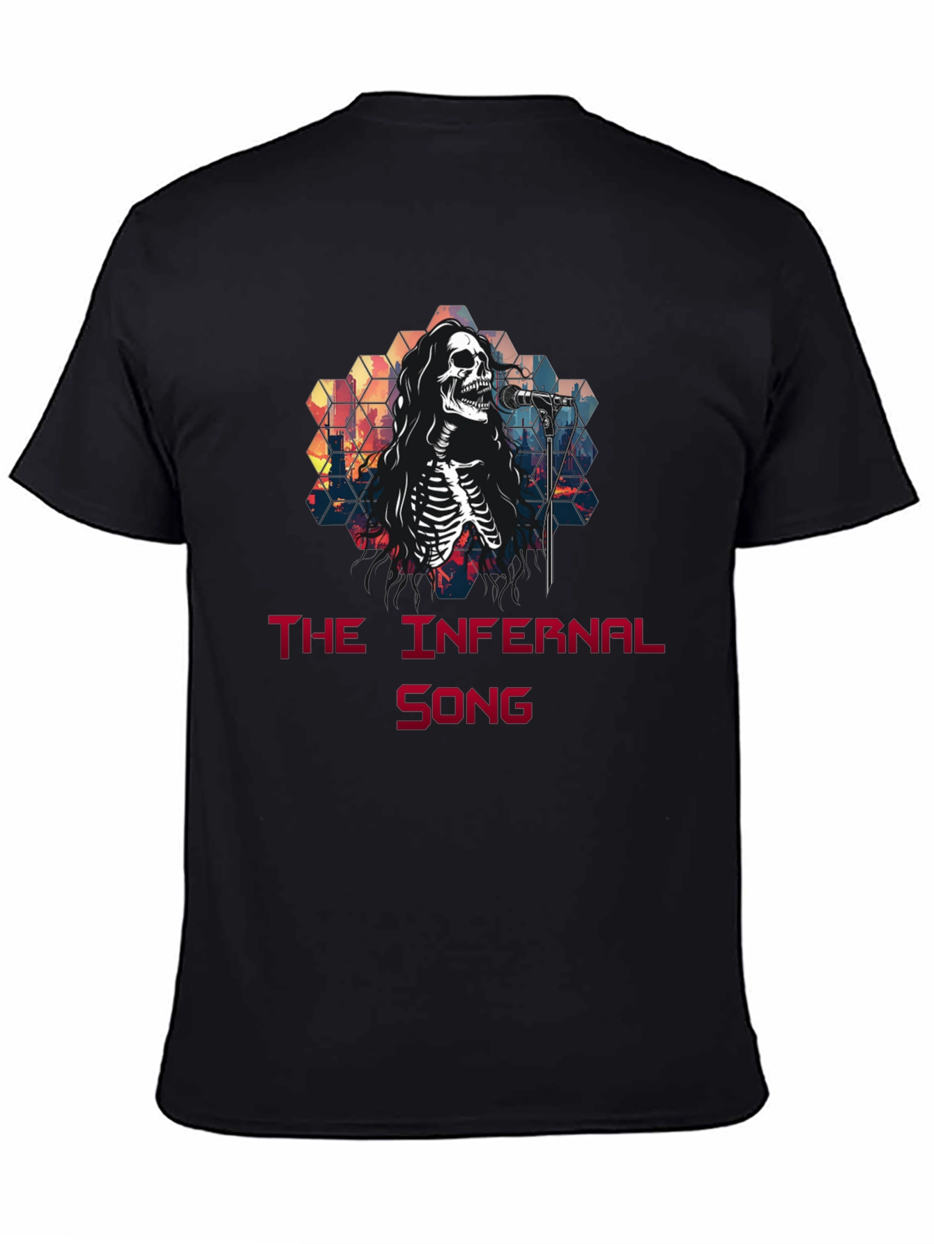 Infernal Song Graphic Tee - Skeleton Singer