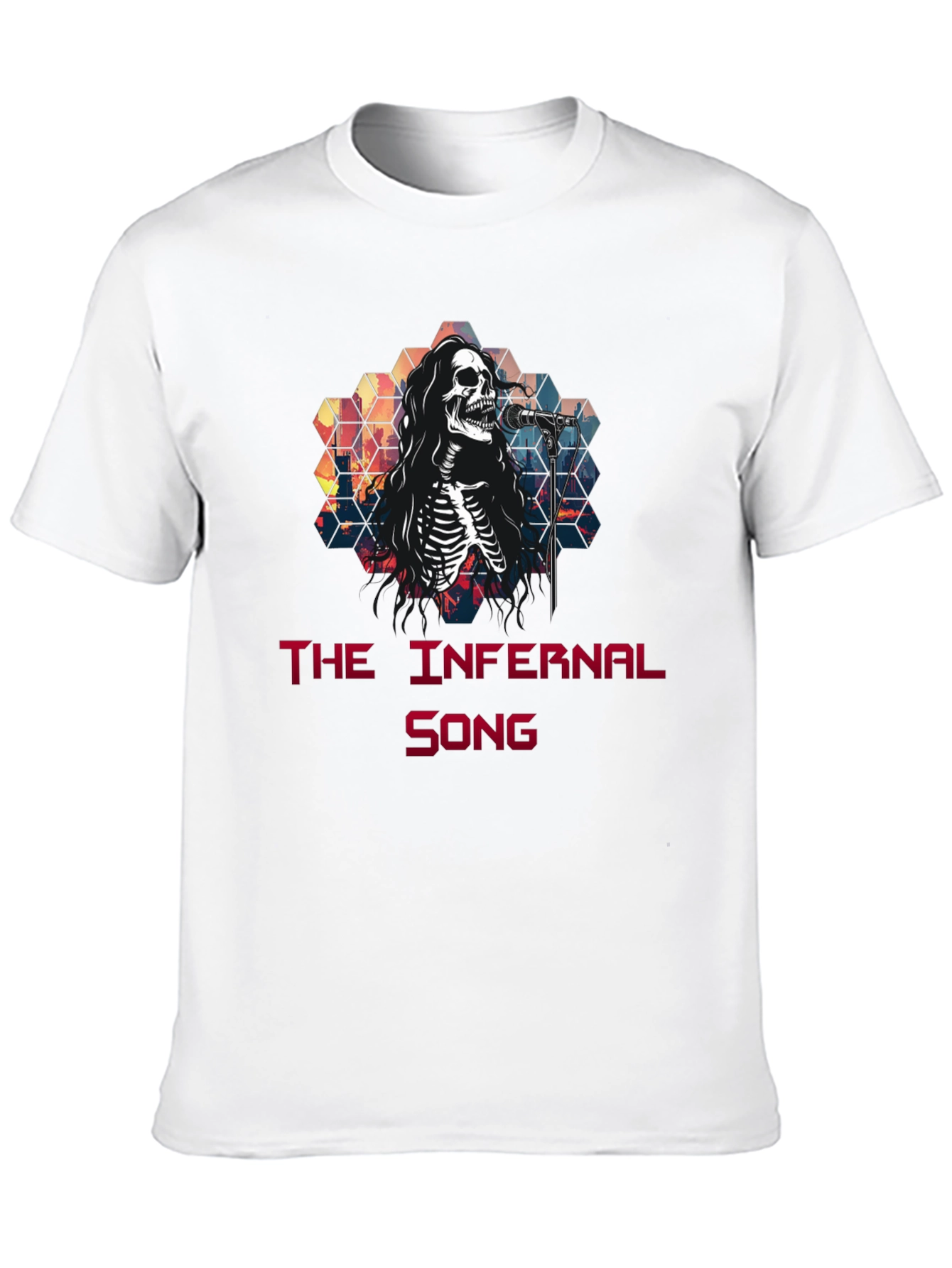 Infernal Song Graphic Tee - Skeleton Singer