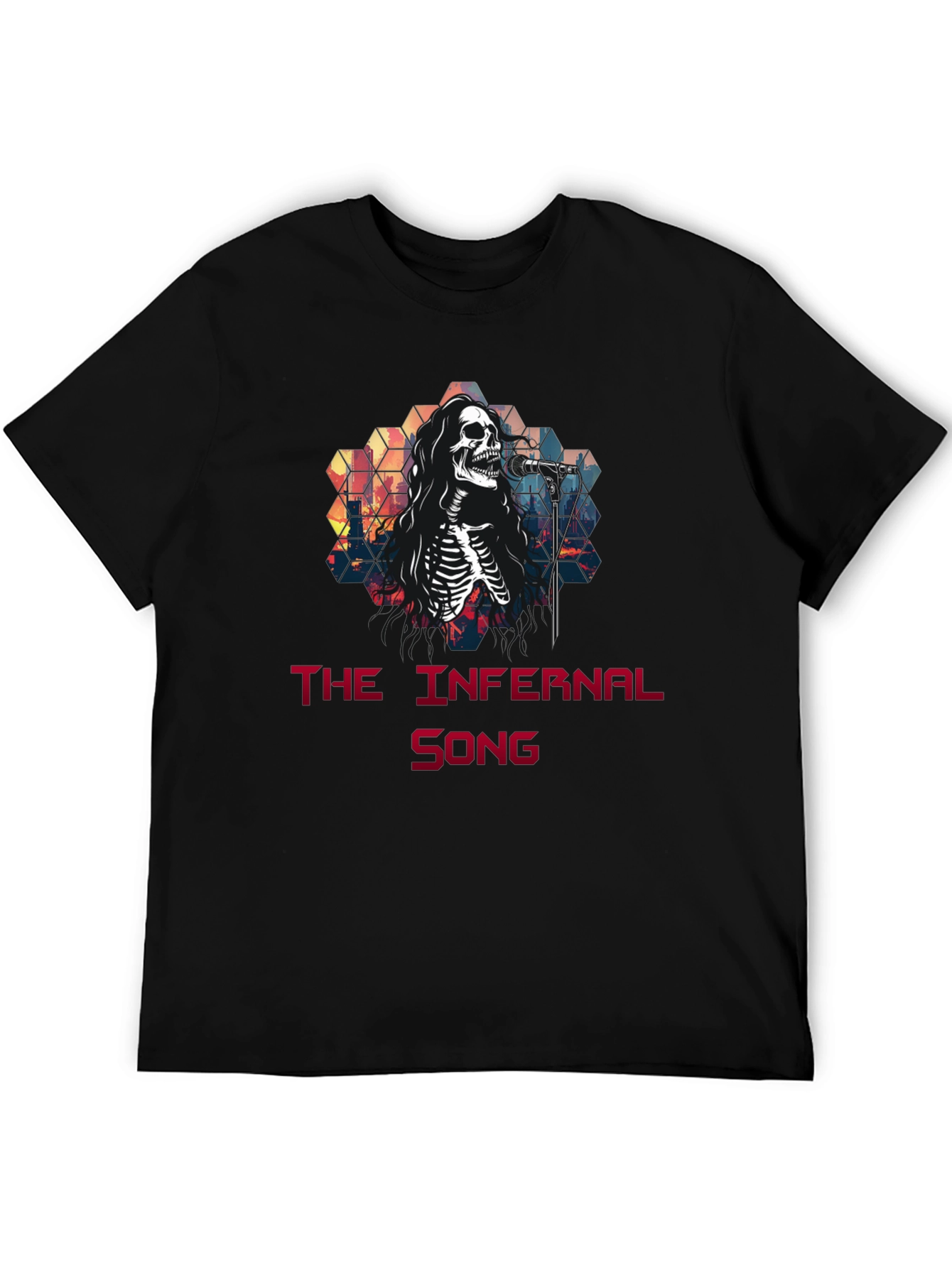 Infernal Song Graphic Tee - Skeleton Singer