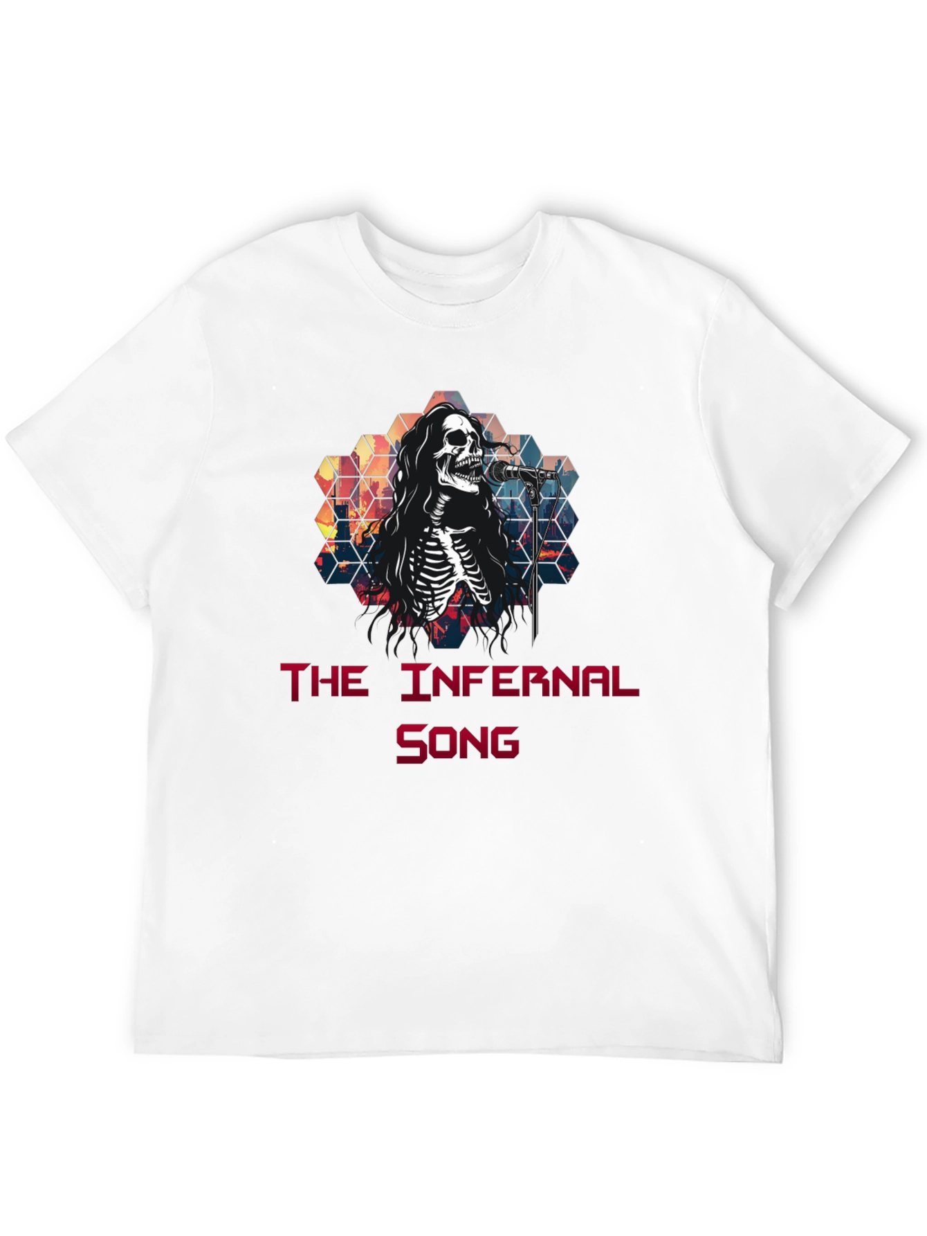 Infernal Song Graphic Tee - Skeleton Singer