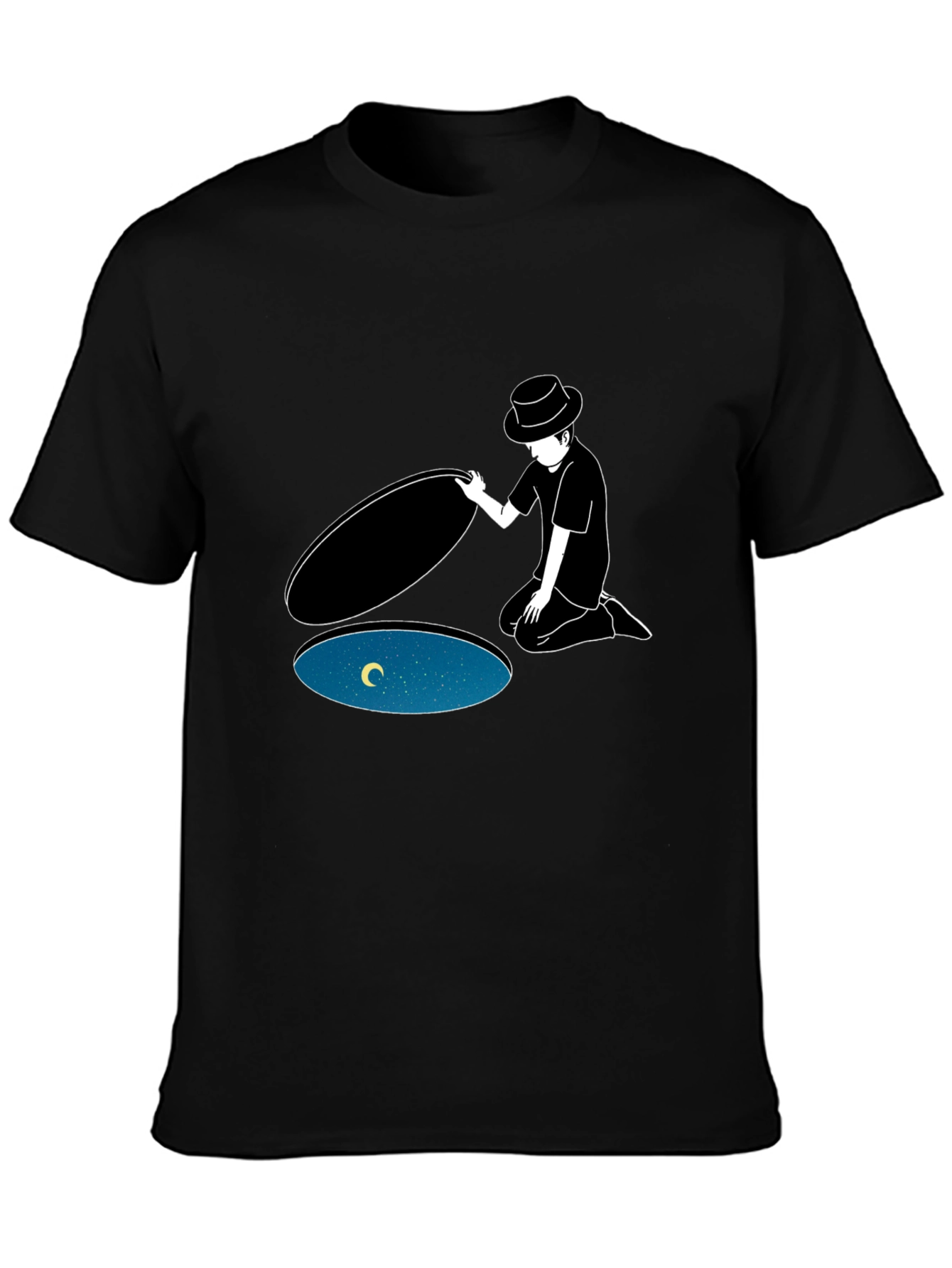 Manhole to the Stars Graphic Tee