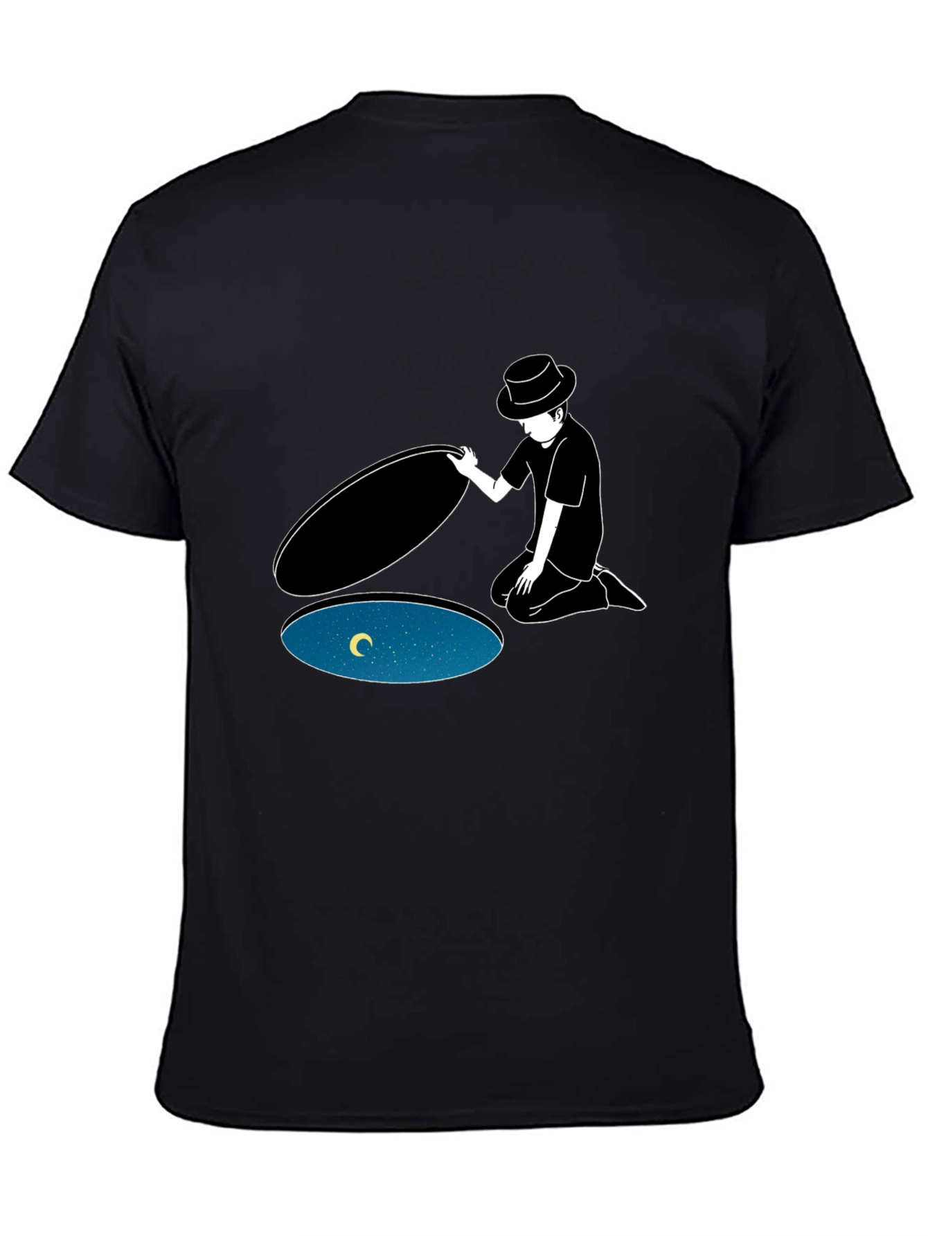 Manhole to the Stars Graphic Tee