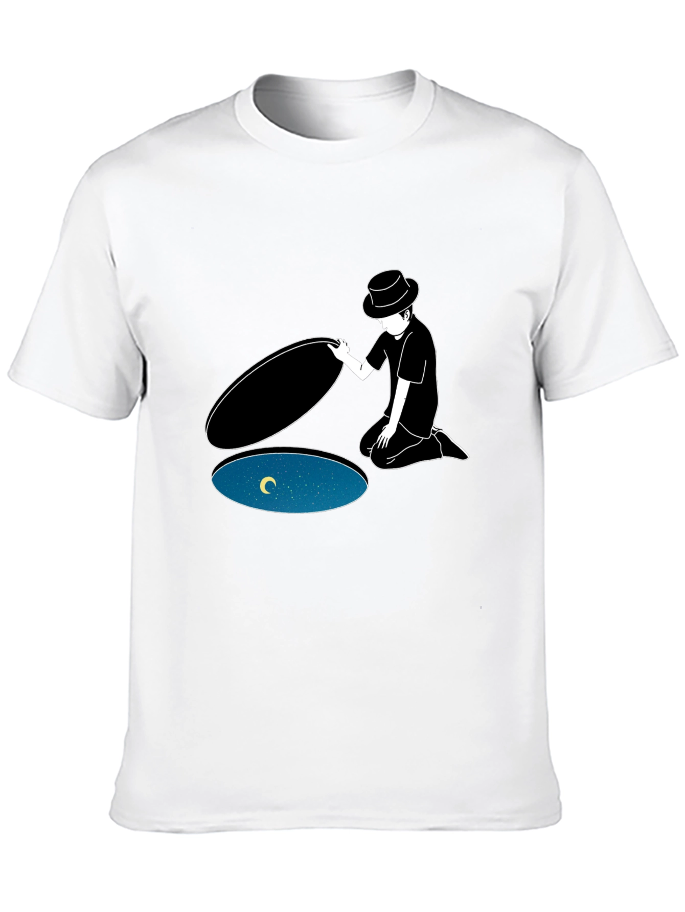 Manhole to the Stars Graphic Tee