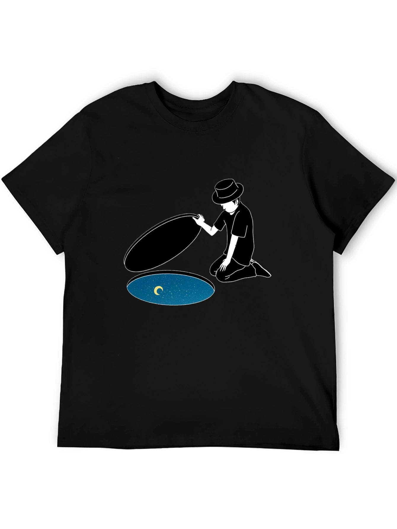Manhole to the Stars Graphic Tee