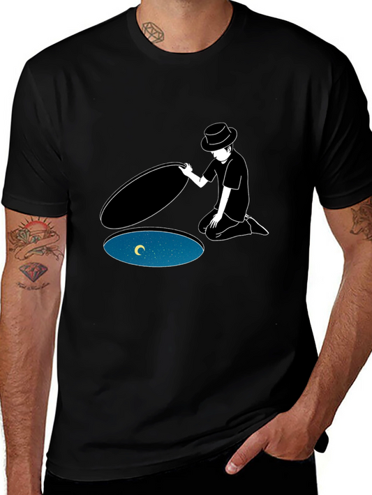 Manhole to the Stars Graphic Tee