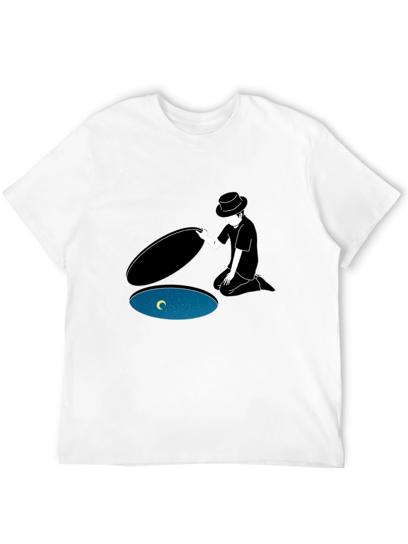 Manhole to the Stars Graphic Tee
