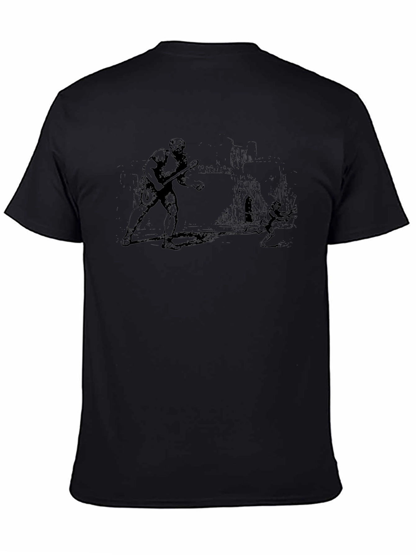 Cyclops & Odysseus Black T-Shirt