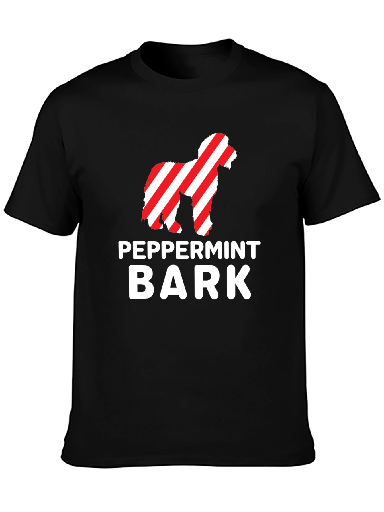 Peppermint Bark Dog Graphic Tee
