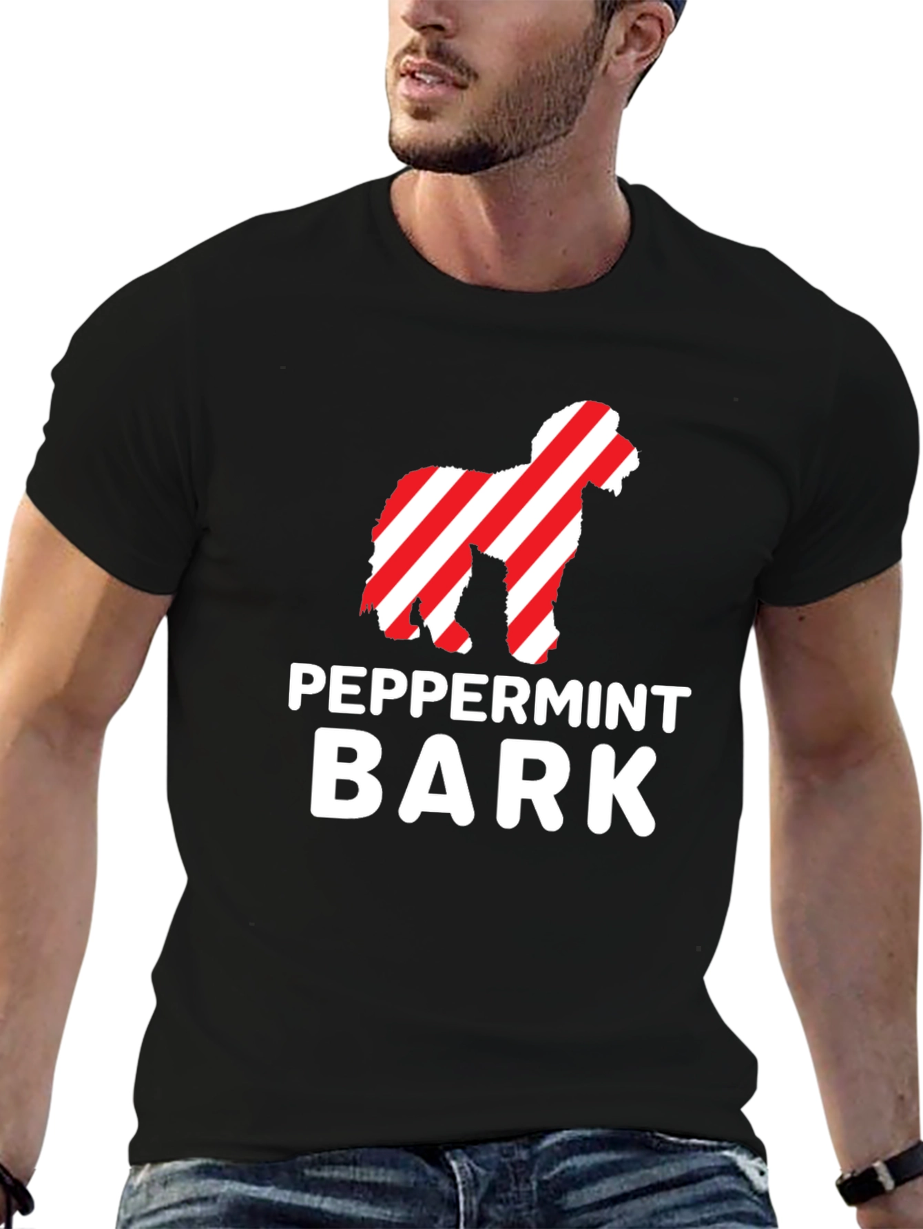 Peppermint Bark Dog Graphic Tee