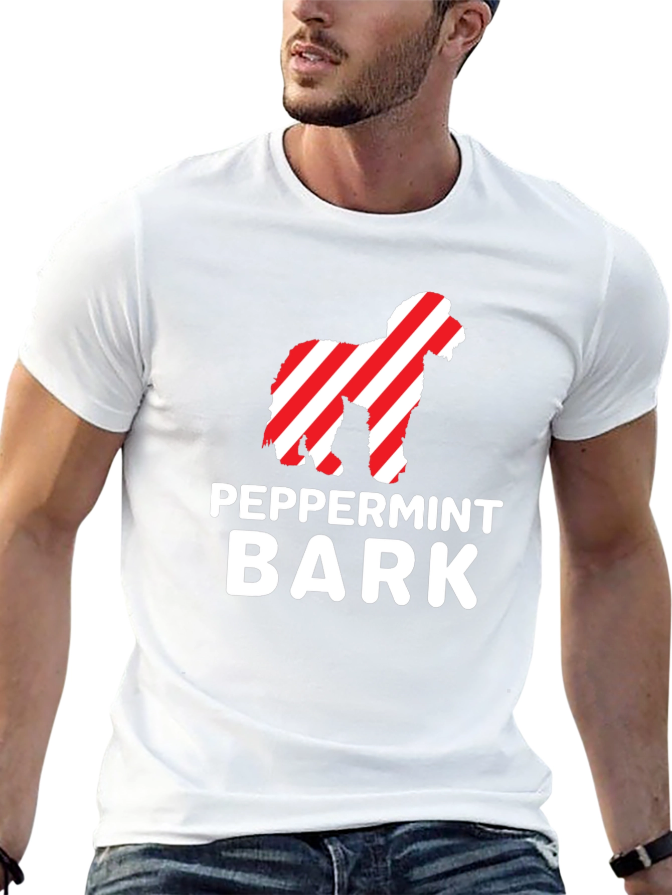 Peppermint Bark Dog Graphic Tee