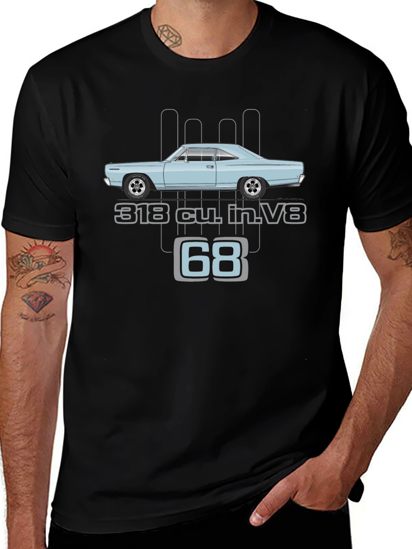 Classic Car T-Shirt - 1968 Vehicle Tee