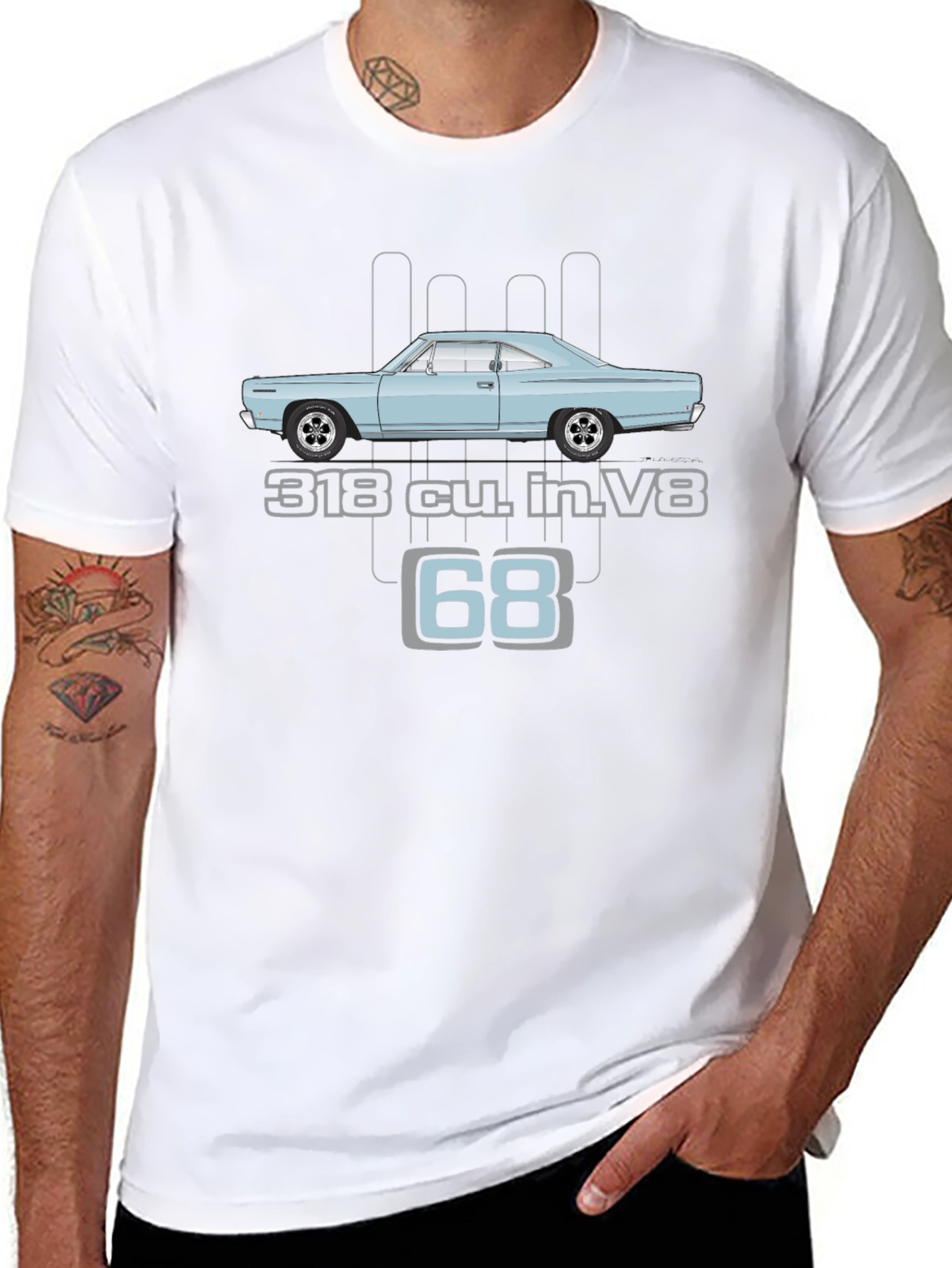 Classic Car T-Shirt - 1968 Vehicle Tee