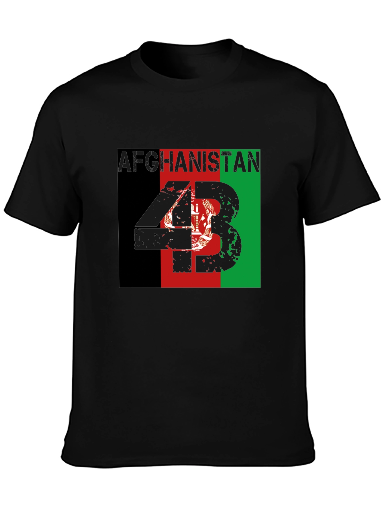Afghanistan Flag T-Shirt - Patriotic Graphic Tee