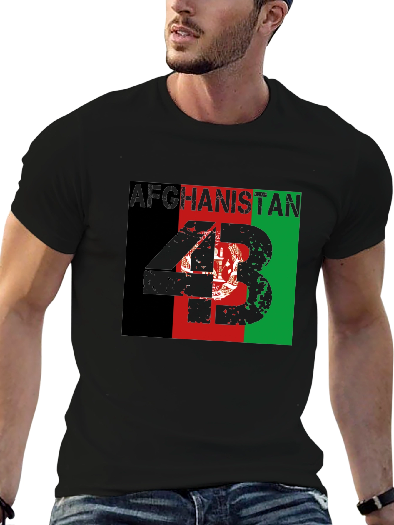 Afghanistan Flag T-Shirt - Patriotic Graphic Tee