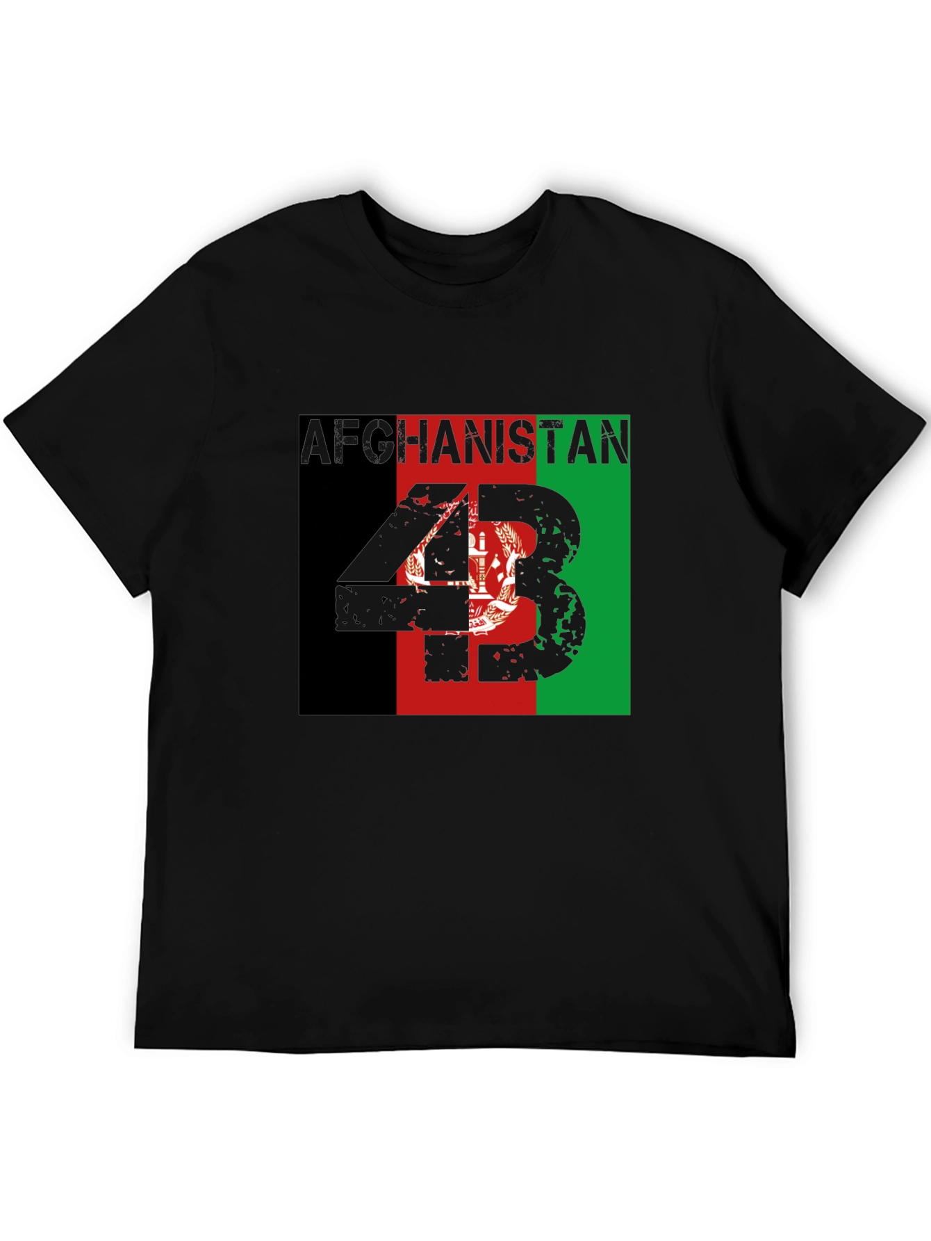 Afghanistan Flag T-Shirt - Patriotic Graphic Tee