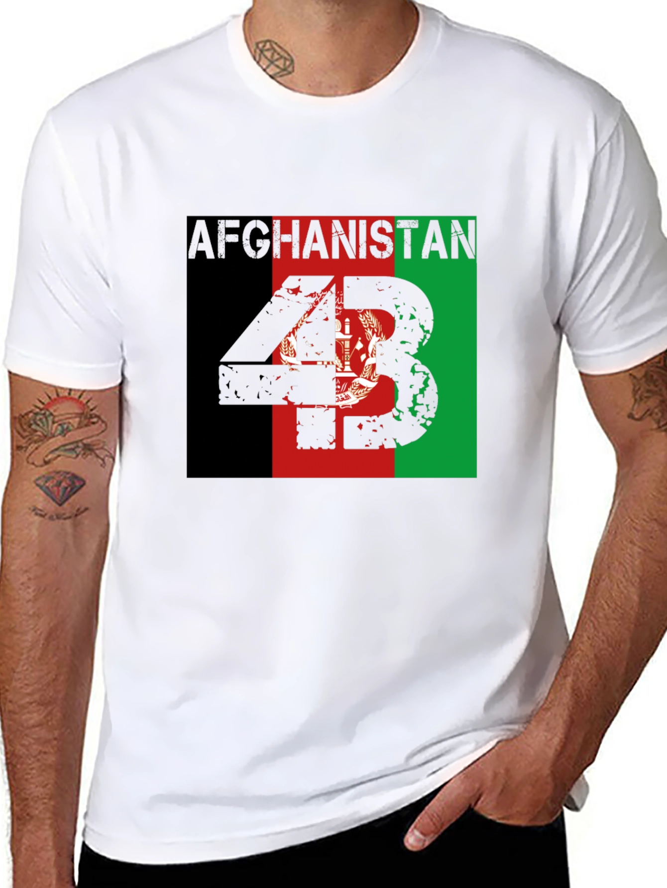 Afghanistan Flag T-Shirt - Patriotic Graphic Tee