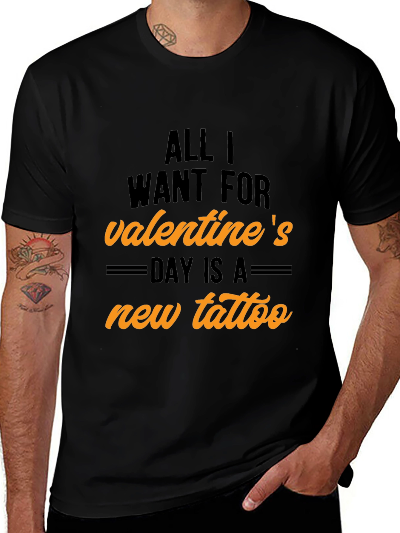 Valentines Tattoo T-Shirt