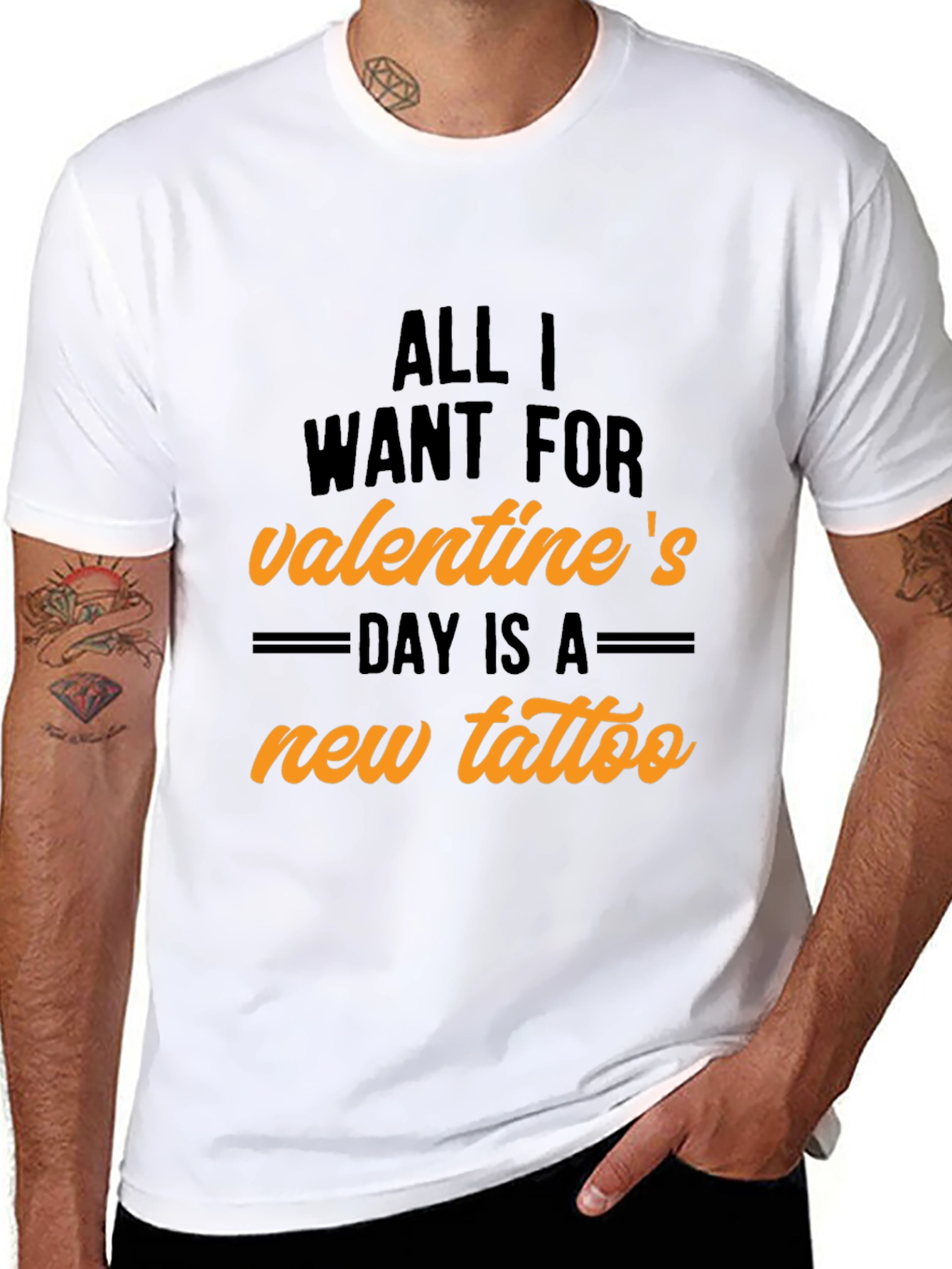 Valentines Tattoo T-Shirt