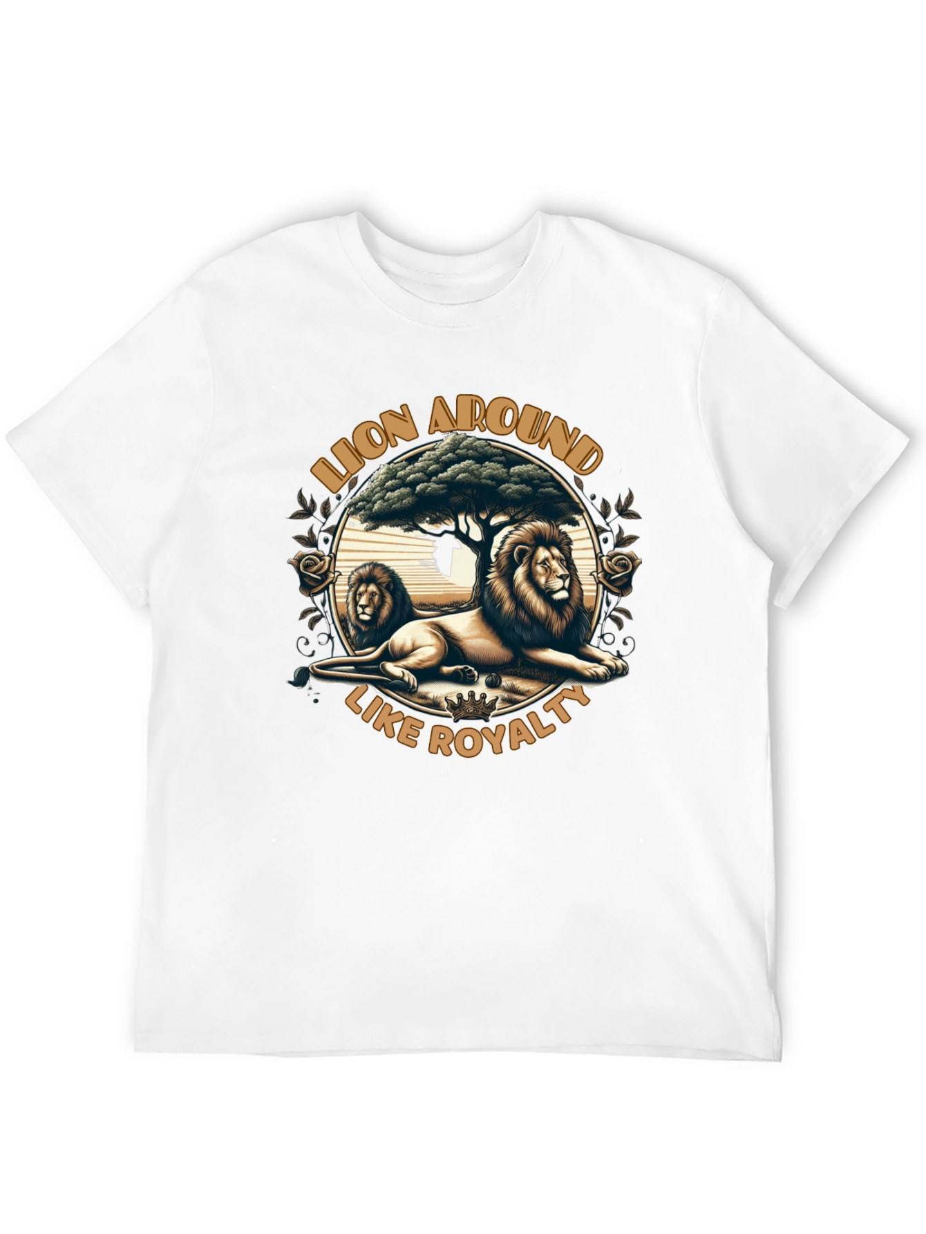 Lion Around Like Royalty Graphic Tee