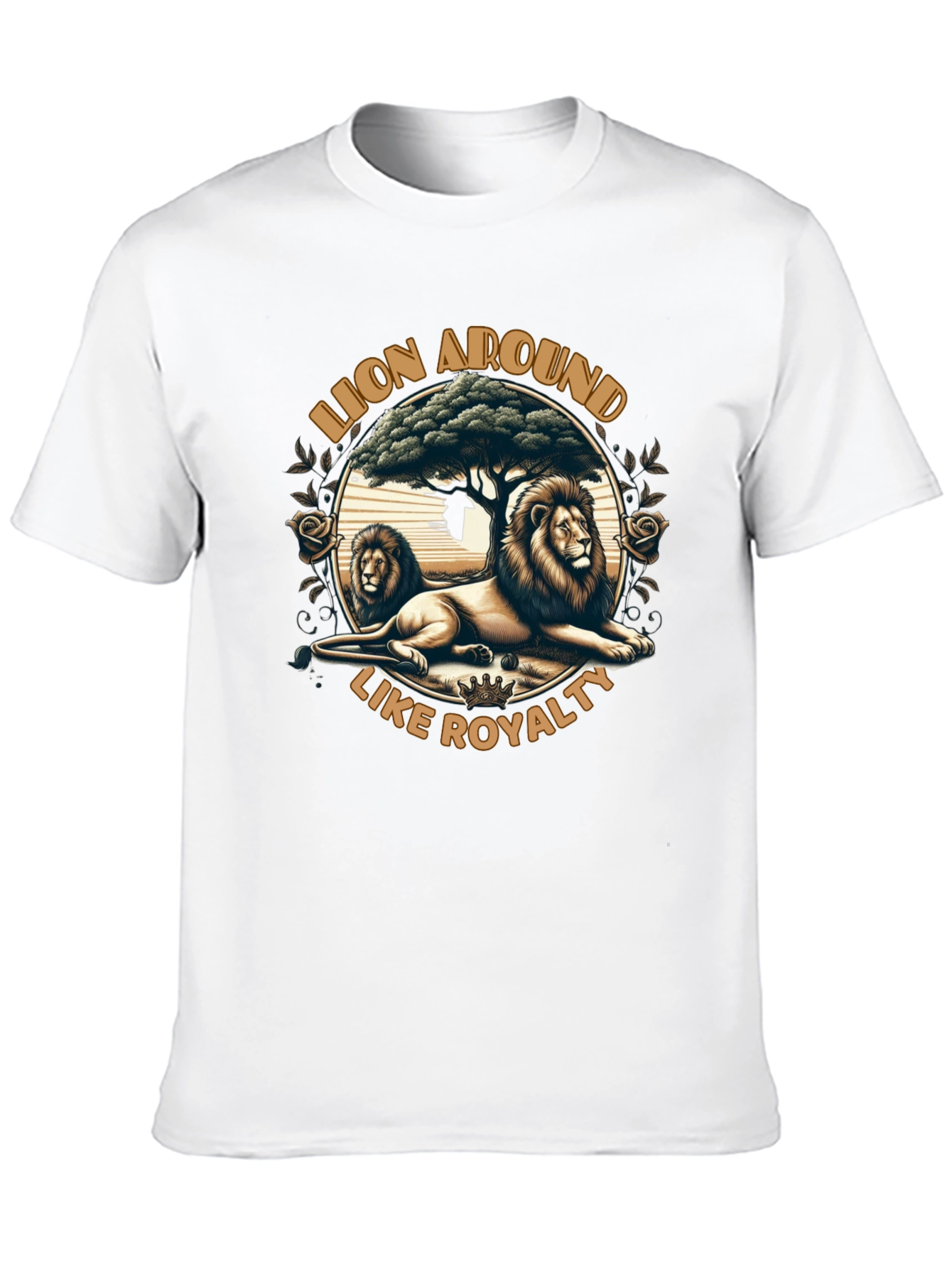 Lion Around Like Royalty Graphic Tee