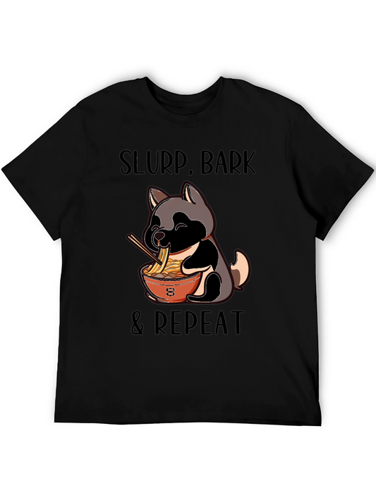 Slurp Bark Repeat Dog Ramen T-Shirt