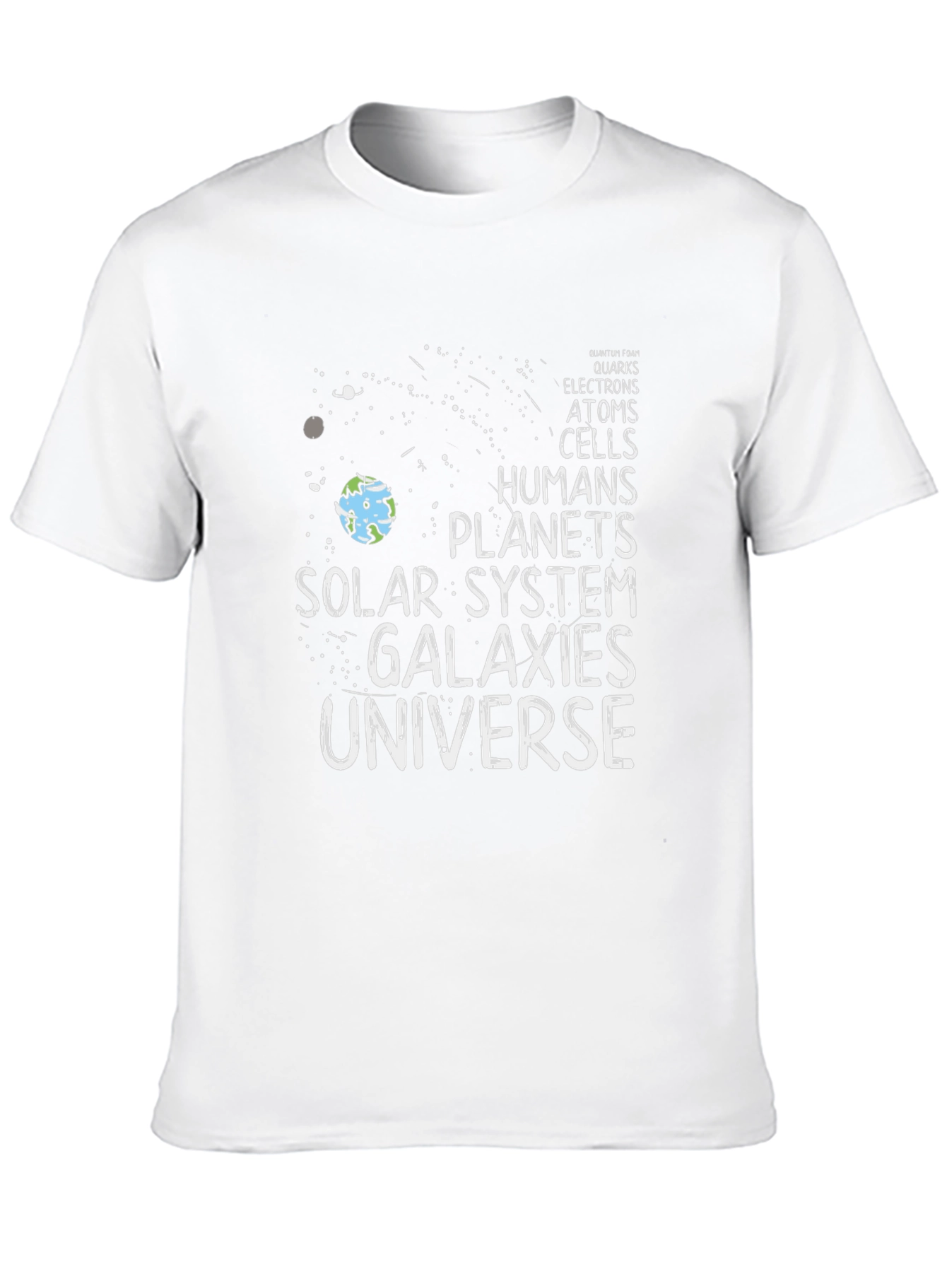 Science Evolution T-Shirt - Universe Galaxies Solar System