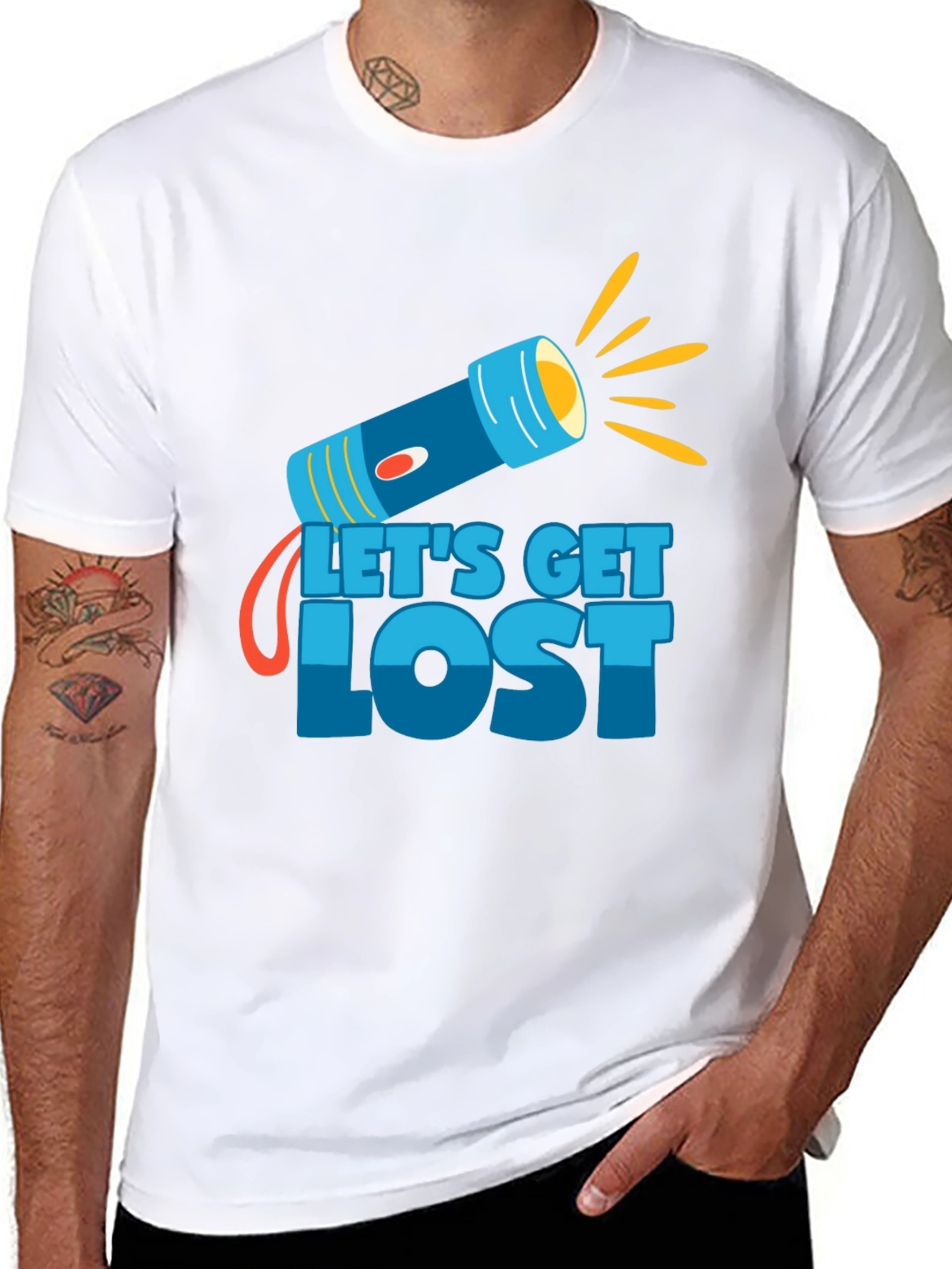 Lets Get Lost Graphic T-Shirt - Adventure Ready