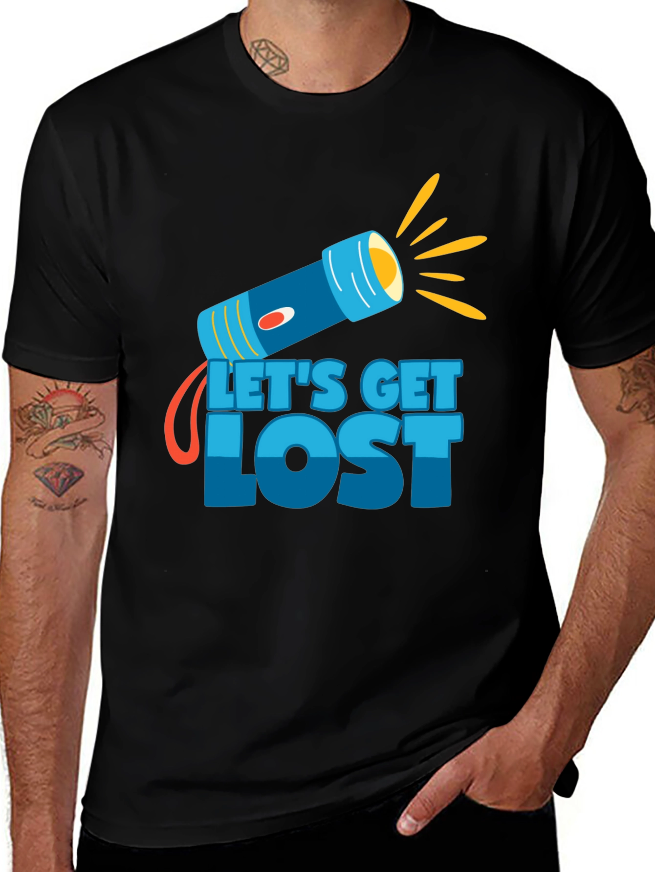 Lets Get Lost Graphic T-Shirt - Adventure Ready