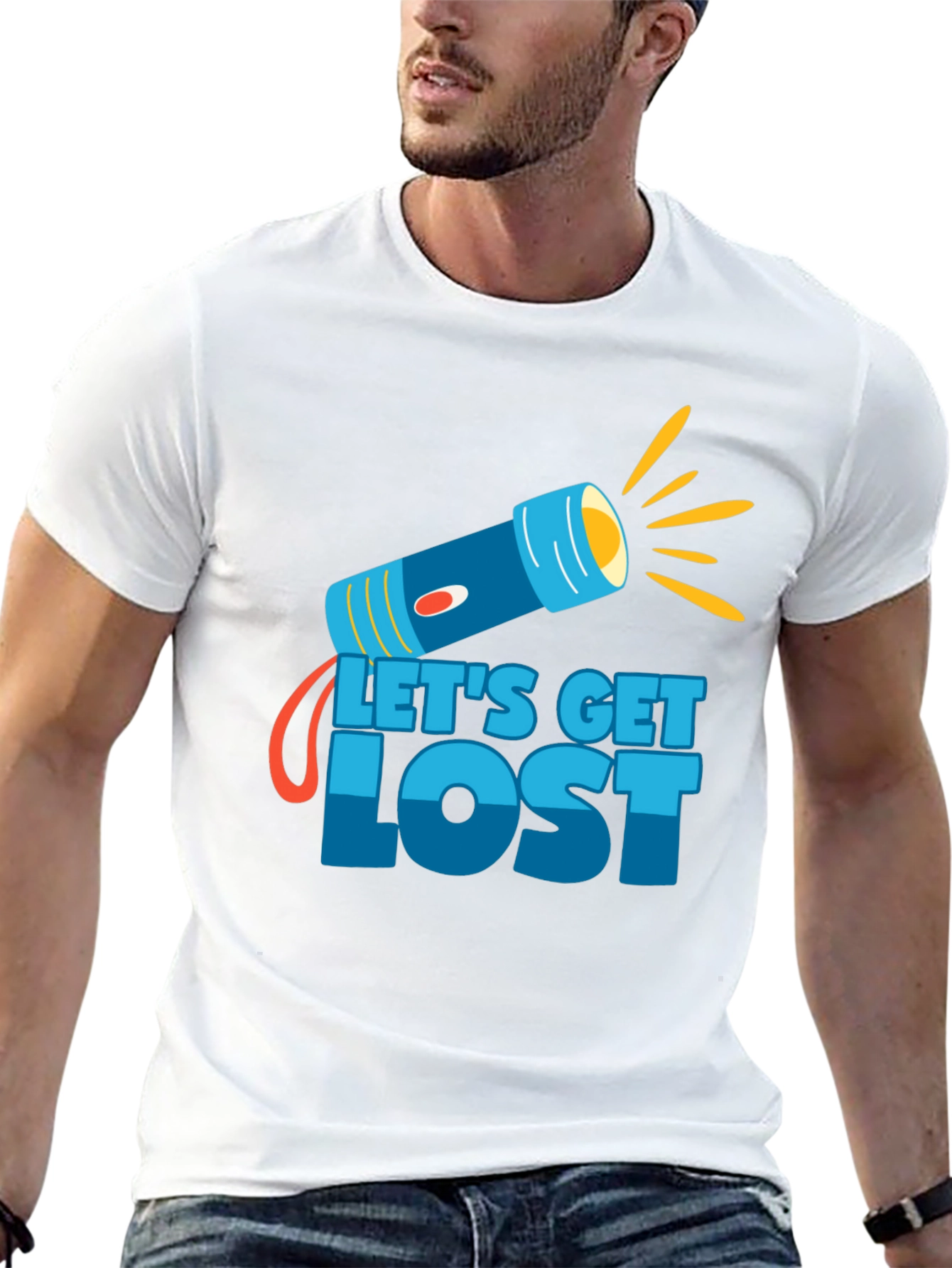 Lets Get Lost Graphic T-Shirt - Adventure Ready