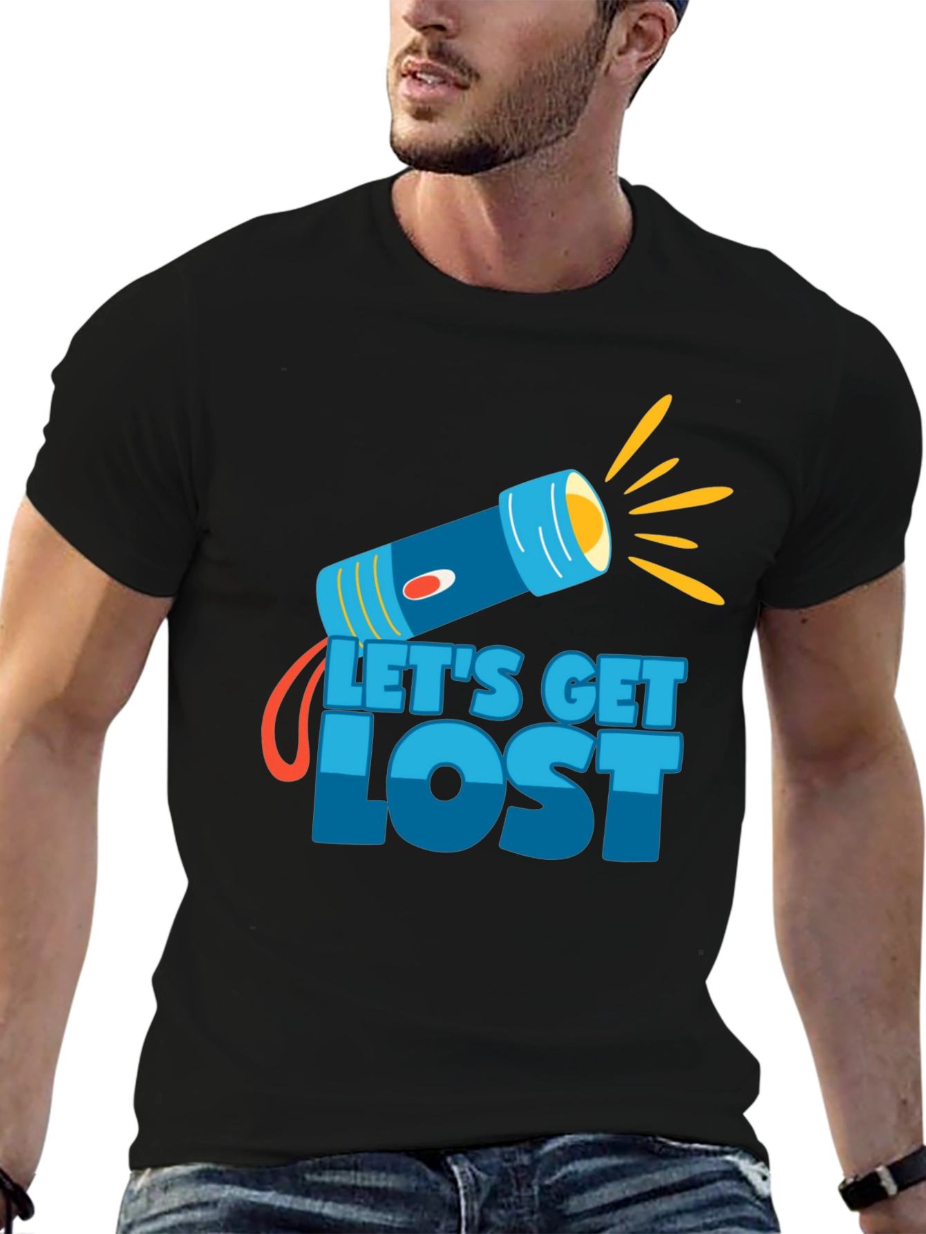 Lets Get Lost Graphic T-Shirt - Adventure Ready